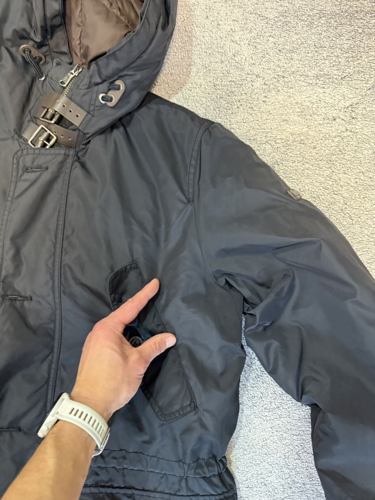 Hackett Hackett London Arctic Parka Men M Navy Down Jacket Hood Warm Size US M / EU 48-50 / 2 - 19 Thumbnail