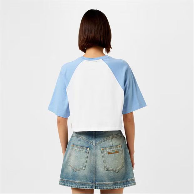 Balmain o1g2r1mq0924 T-Shirt in White & Blue Size M / US 6-8 / IT 42-44 - 5 Thumbnail