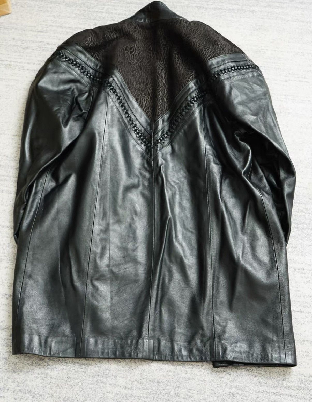 Dries Van Noten Dries Van Noten Leopard Print Patchwork Leather Jacket Size US S / EU 44-46 / 1 - 9 Thumbnail