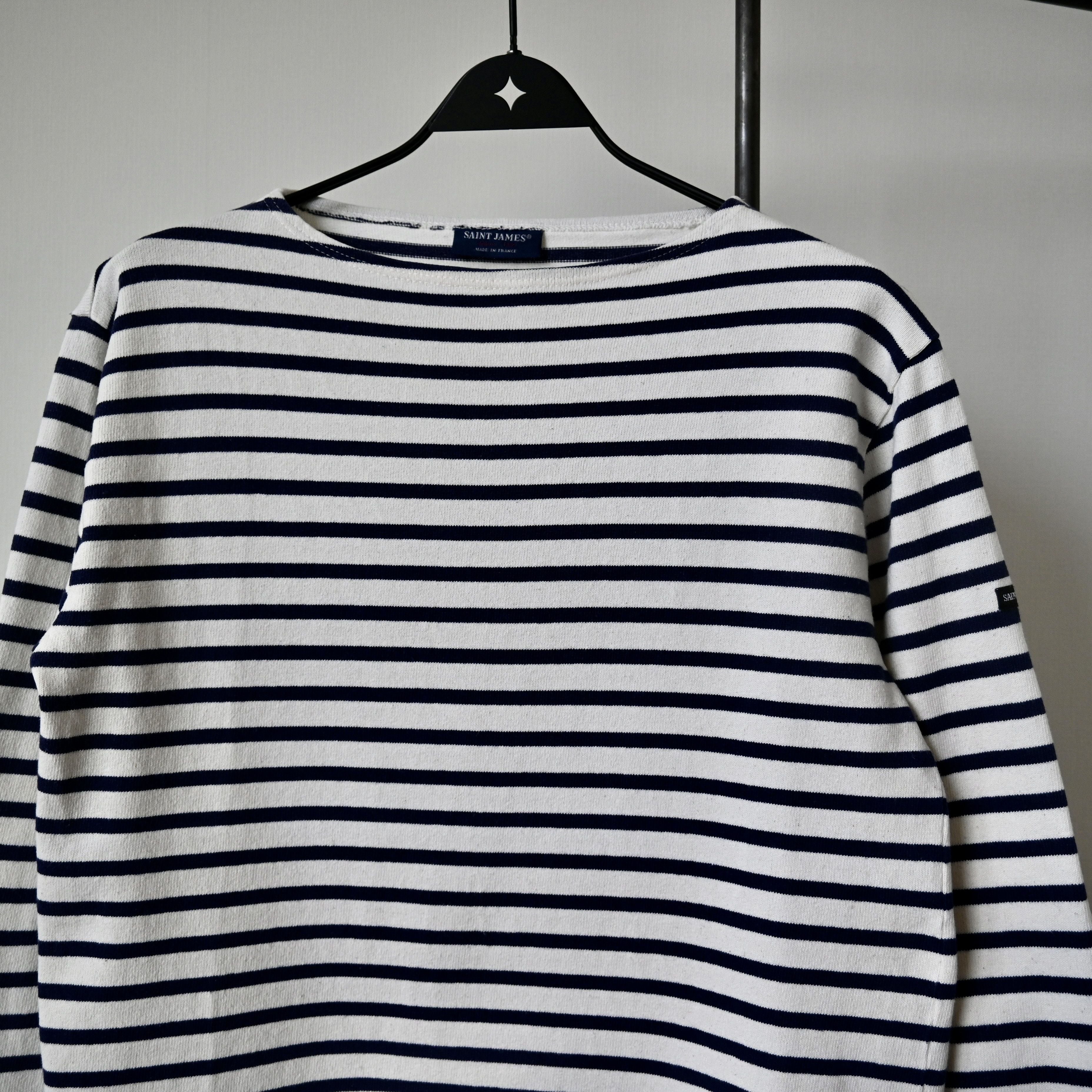 Saint James SAINT JAMES "GUILDO" heavyweight cotton breton shirt, 4/M Size US M / EU 48-50 / 2 - 4 Thumbnail