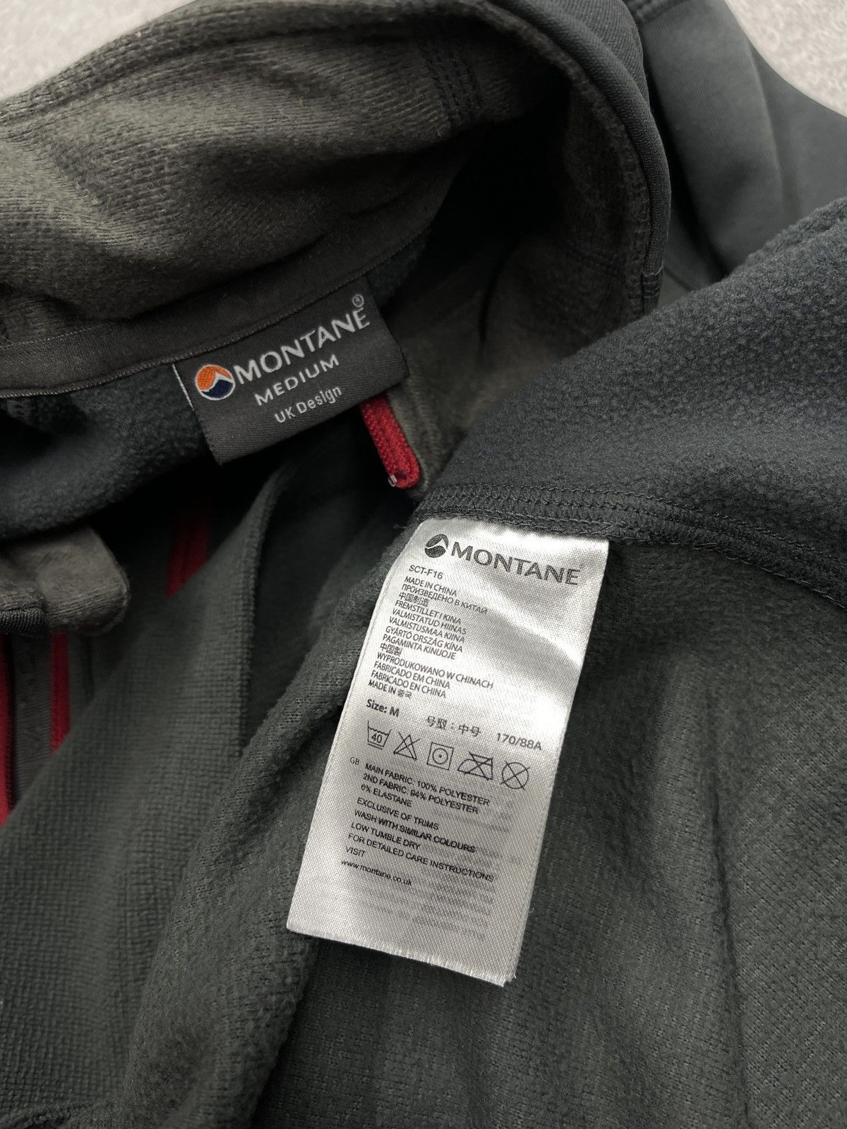 Montane Mens Montane Half Zip Fleece Grey Polartec Outdoor Gorpcore Size US M / EU 48-50 / 2 - 9 Thumbnail