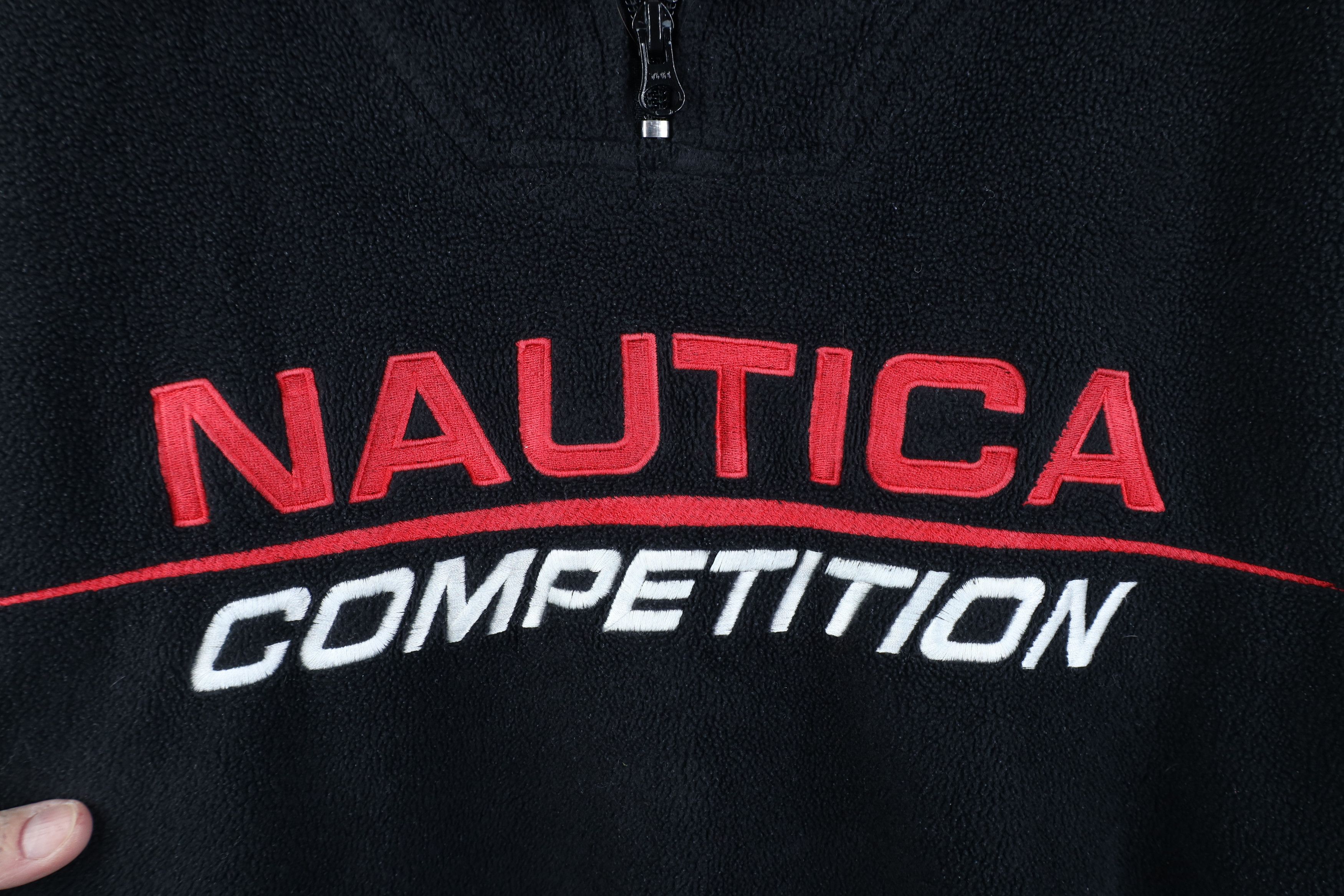 Nautica Vintage 90s Nautica Competition Half Zip Pullover Sweater Size US XL / EU 56 / 4 - 5 Thumbnail