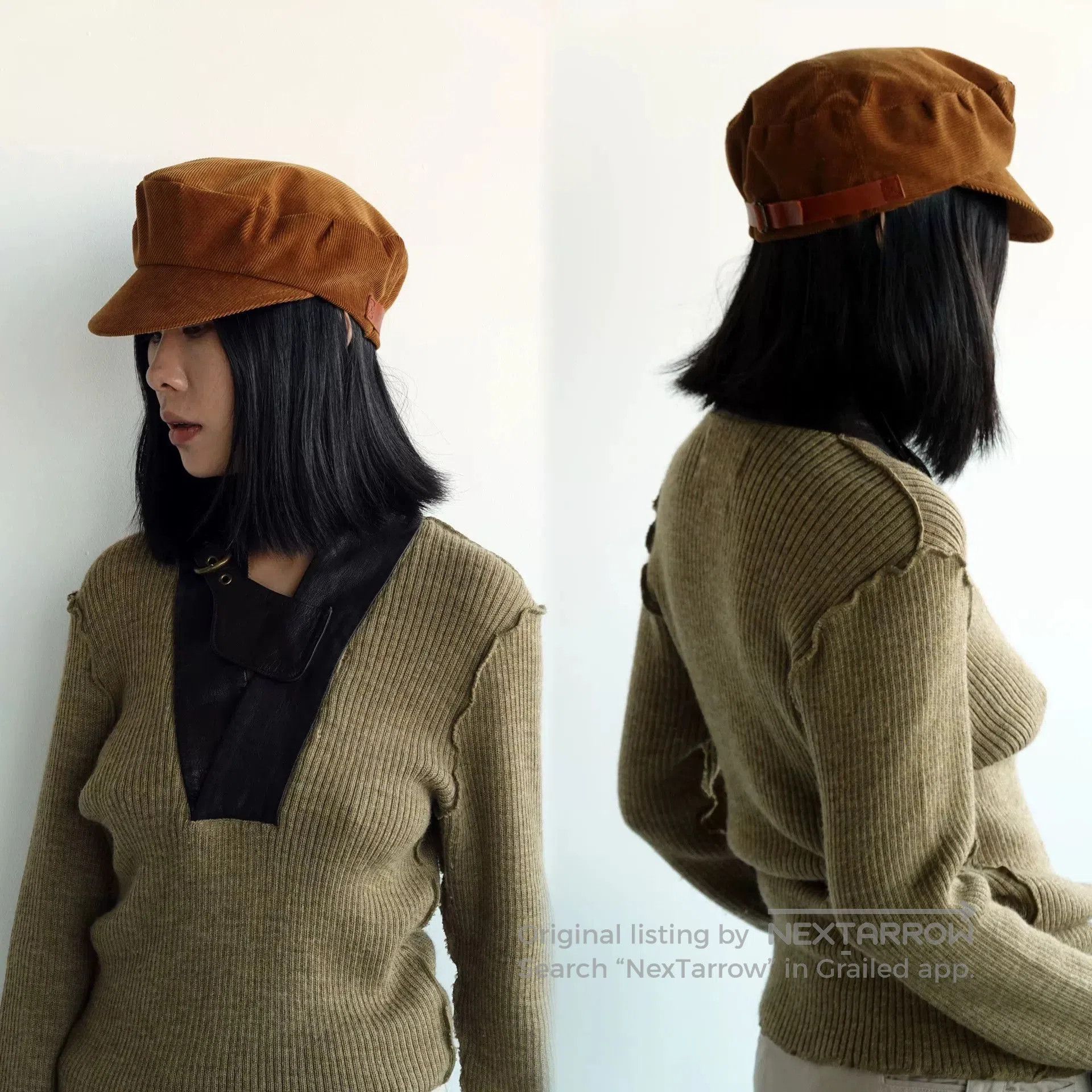 Junya Watanabe Junya Watanabe Corduroy Hunting Cap. Size ONE SIZE - 3 Thumbnail