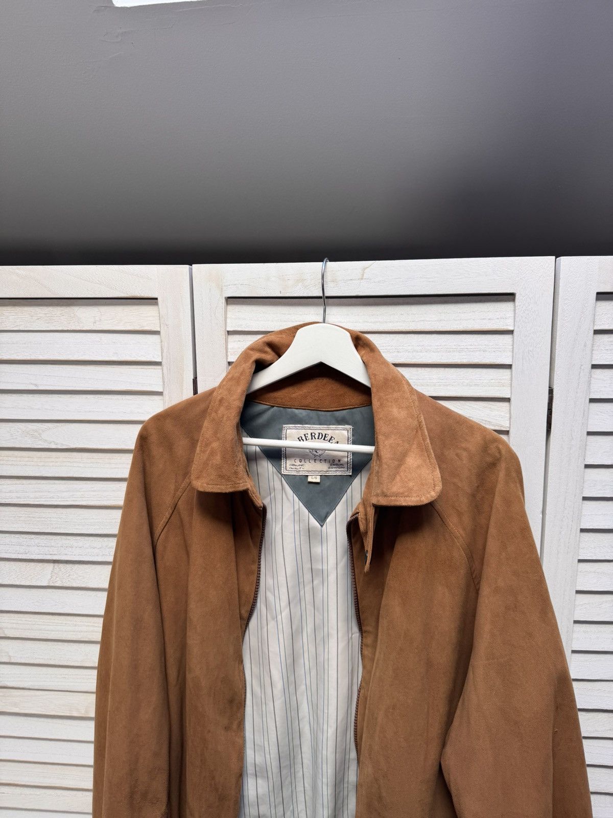 Vintage Men’s Vintage Bomber Leather ABERDEEN Size US L / EU 52-54 / 3 - 13 Thumbnail