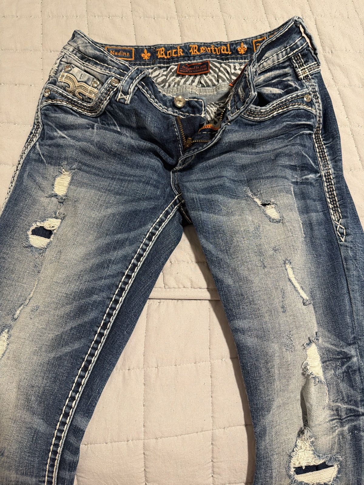 True Religion True Religion Rock Revival Size 27 Bootcut Jeans Size 27" / US 4 / IT 40 - 1 Thumbnail