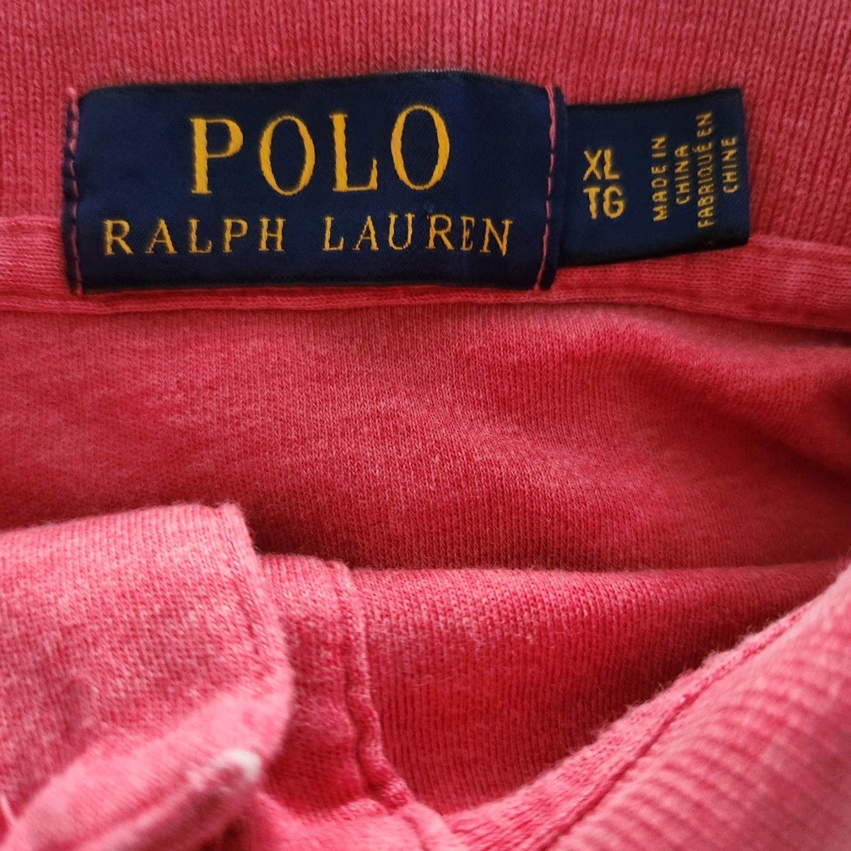 Ralph Lauren VINTAGE Polo Ralph Lauren Polo Shirt Mens XL Coral Pink Cotton Blend Preppy Classic Mens XL Pink Polo Shirt Size US XL / EU 56 / 4 - 5 Thumbnail