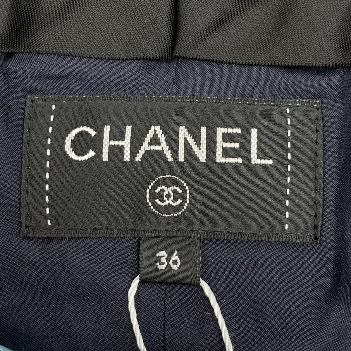 Chanel Chanel Dark Blue Logo Cotton Knit Casual Culottes K26WX Size 25" / US 0 / IT 36 - 6 Thumbnail