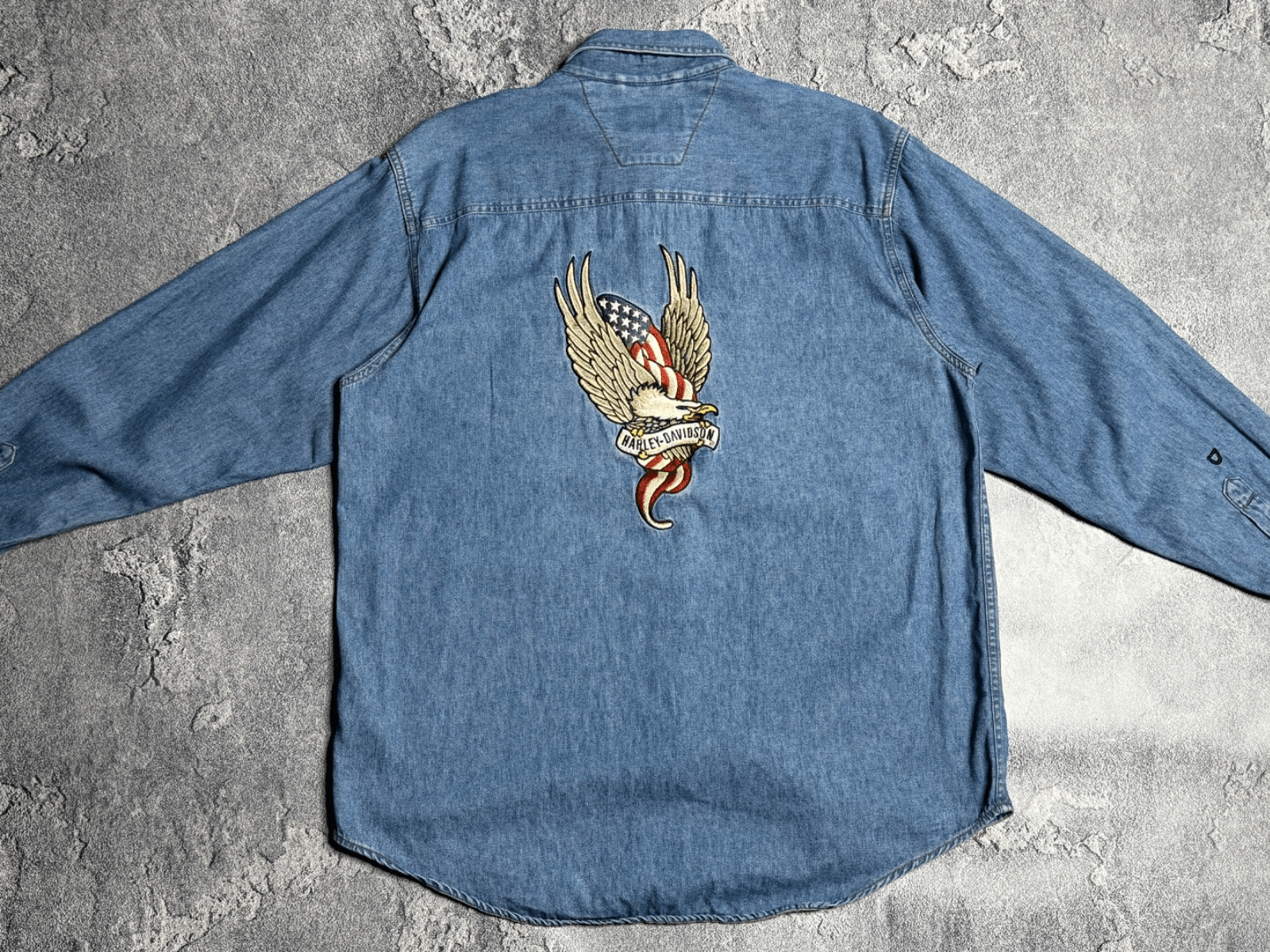 Harley Davidson vintage Harley Davidson denim shirt L Size US L / EU 52-54 / 3 - 7 Thumbnail