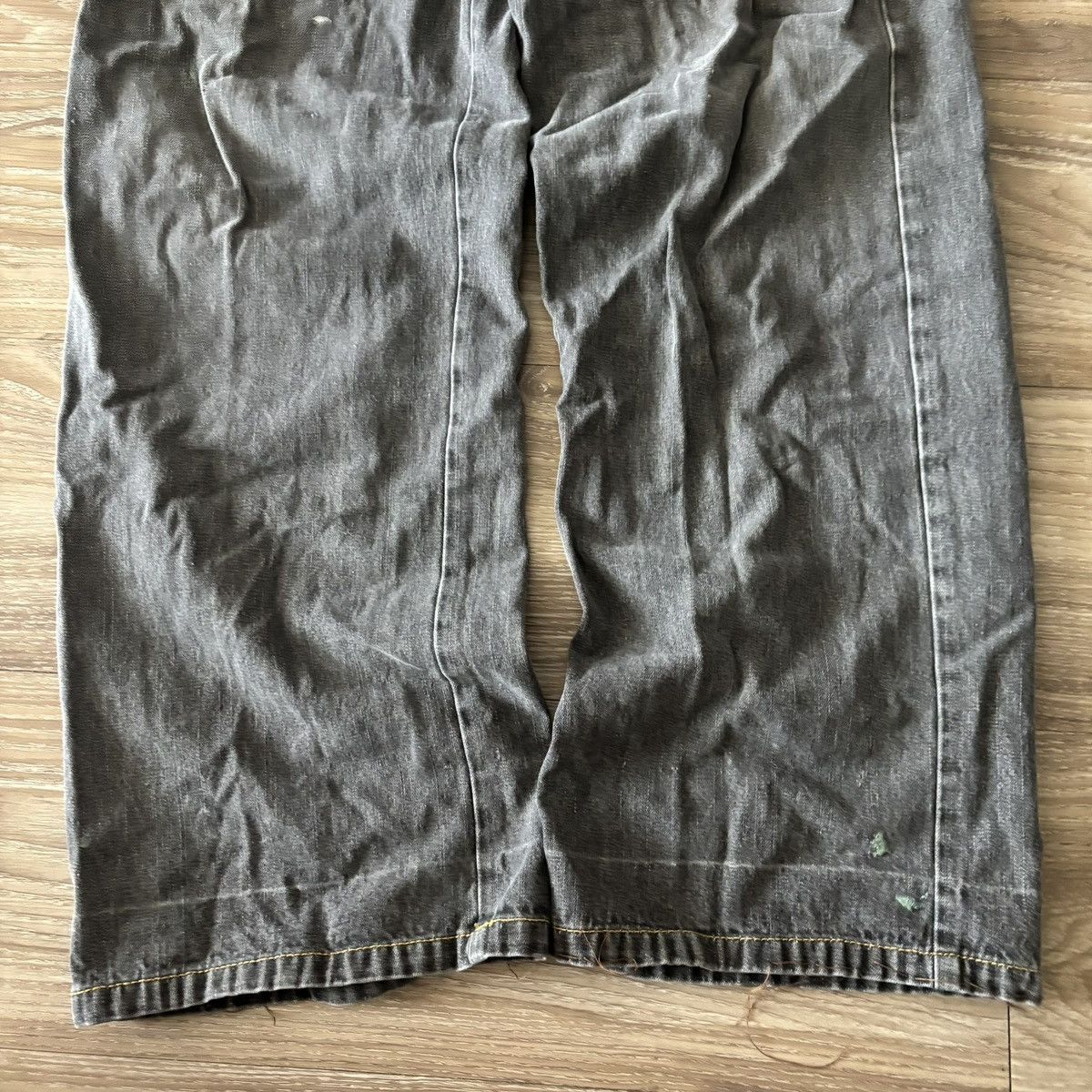 Vintage Crazy Vintage Y2K/2000s Baggy Faded Black Skater Style Denim Jeans! 38x34 Size US 38 / EU 54 - 6 Thumbnail