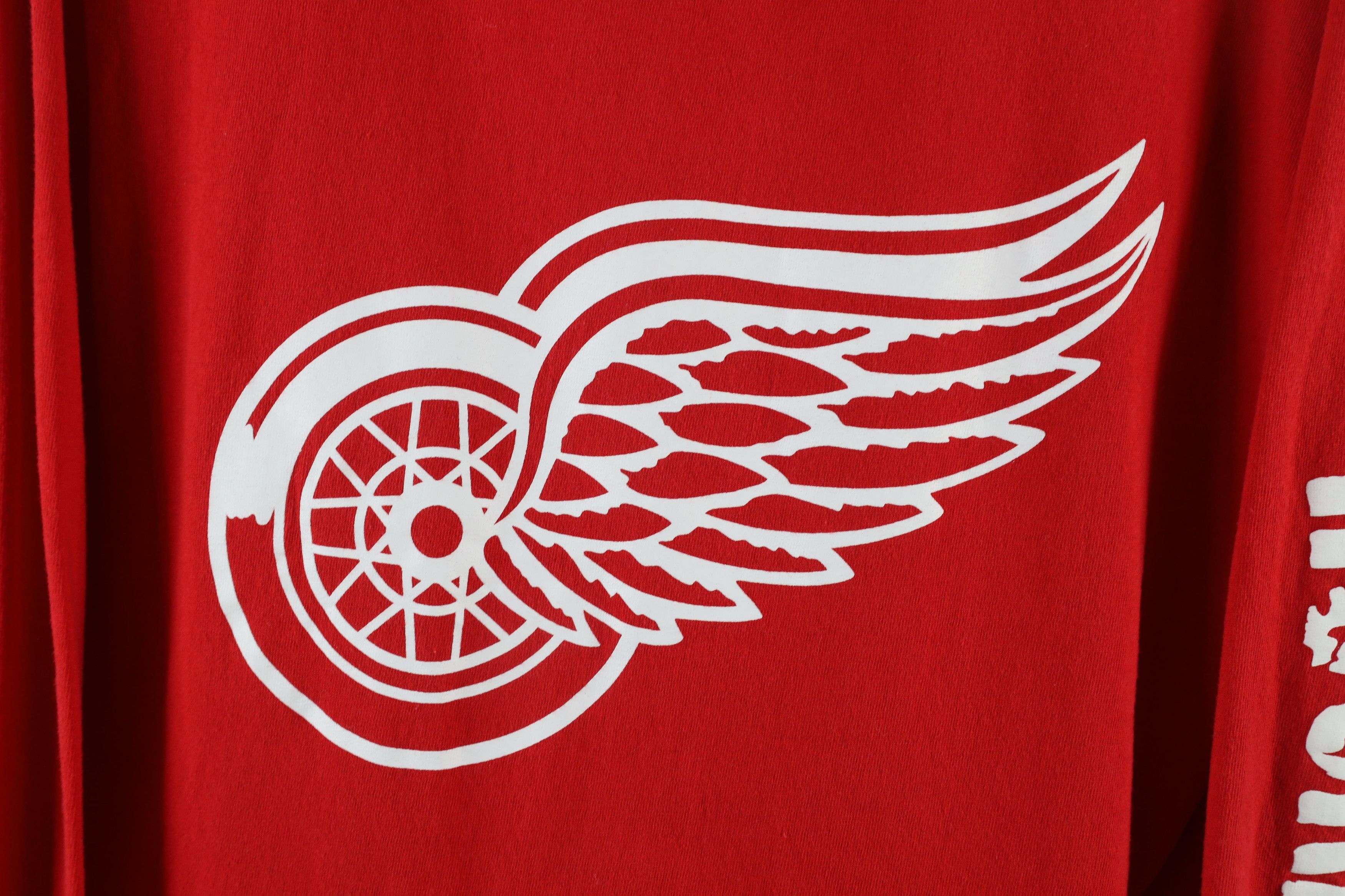 Vintage Vintage NHL Out Detroit Red Wings Hockey Long Sleeve T-Shirt Size US L / EU 52-54 / 3 - 4 Thumbnail