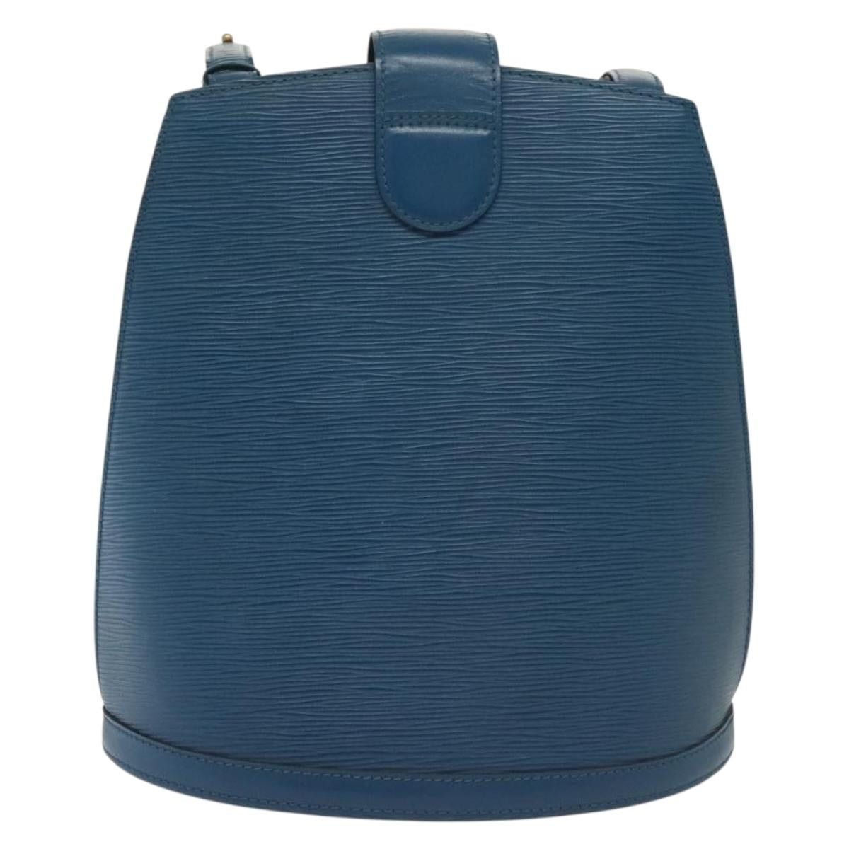 Louis Vuitton LOUIS VUITTON Epi Cluny Shoulder Bag Blue M52255 Size ONE SIZE - 3 Thumbnail