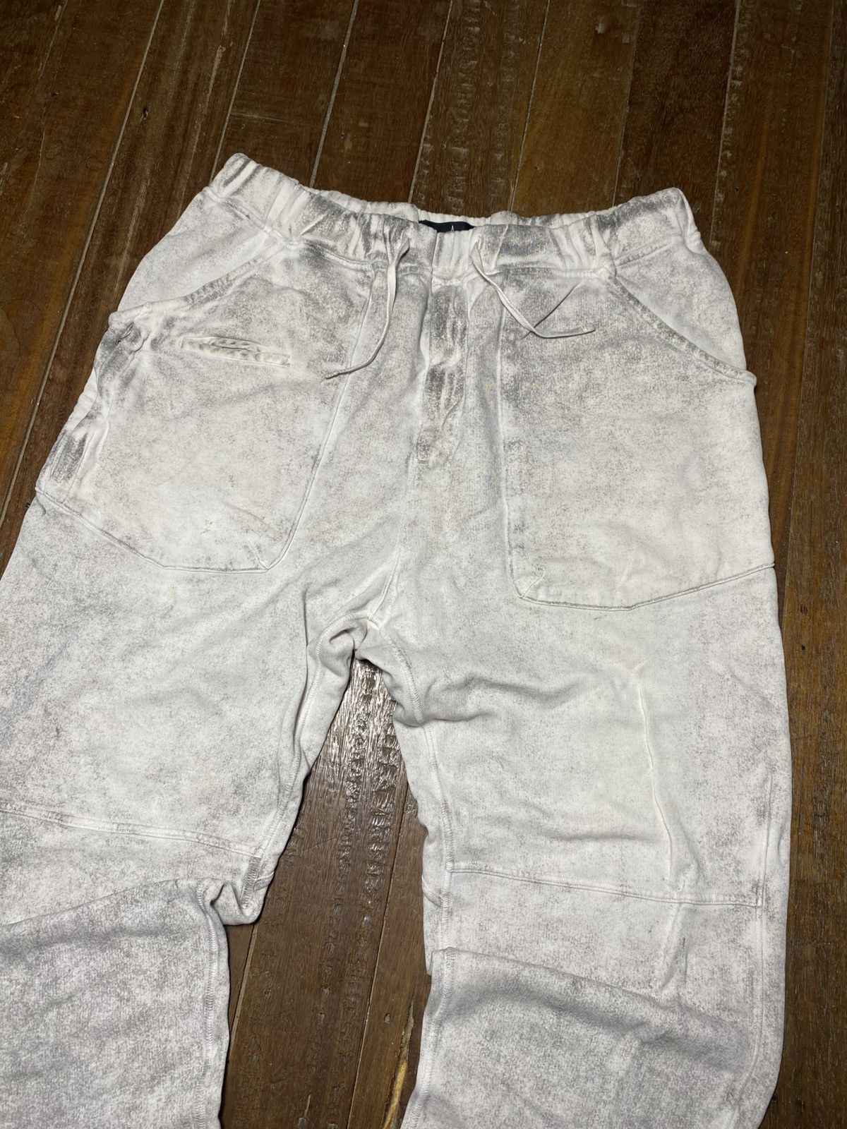 Stone Island Stone Island Fall Out White Sweatpants Size US 32 / EU 48 - 3 Thumbnail