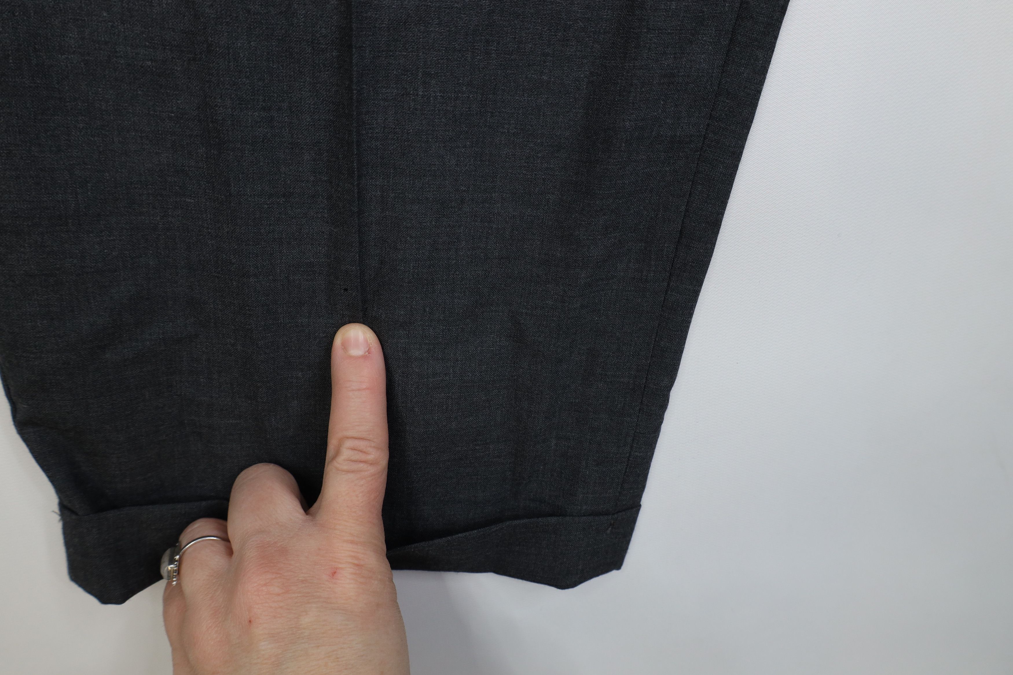 Lands' End Deadstock Vintage 90s Lands End Chino Pants Charcoal Gray Size US 36 / EU 52 - 5 Thumbnail