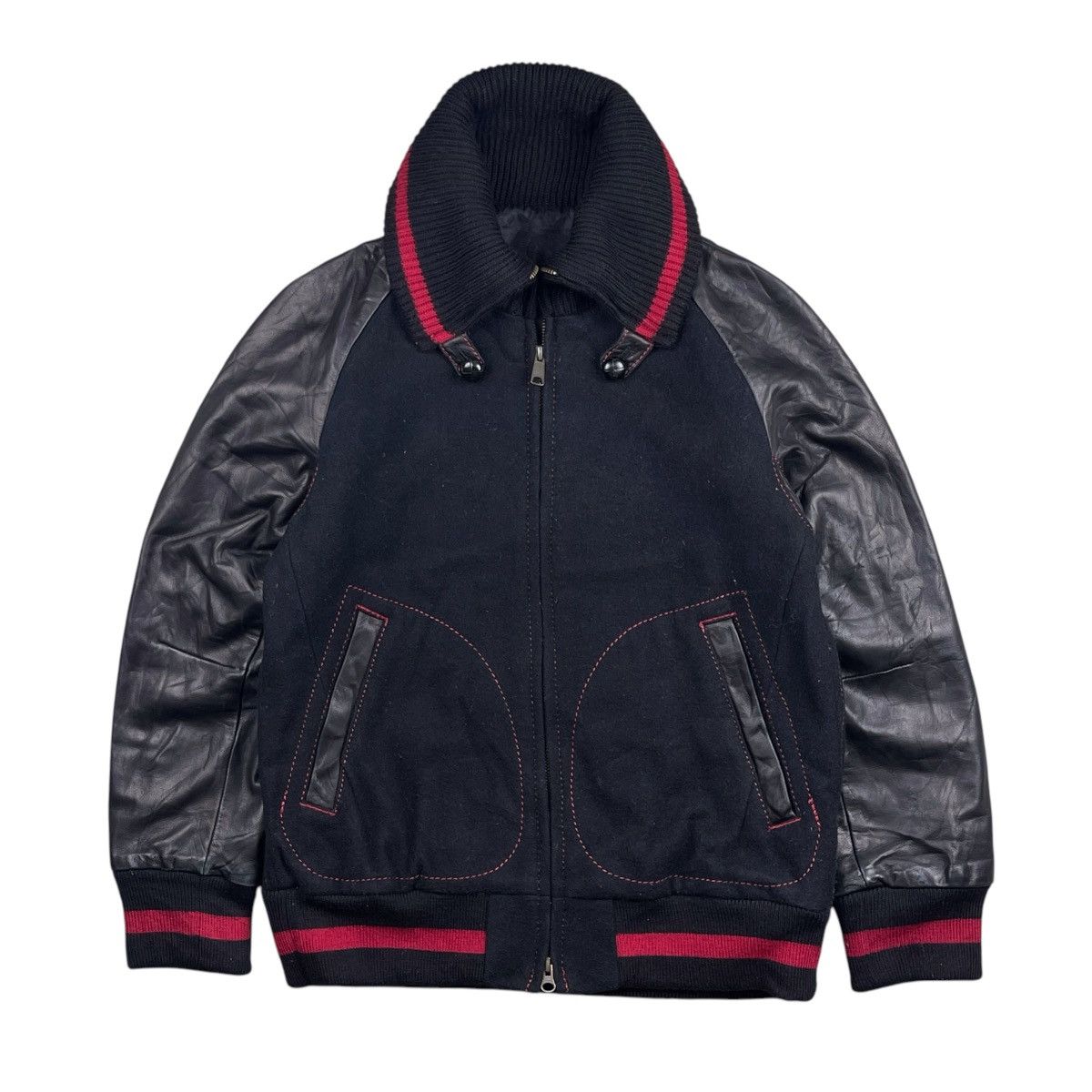 Number (N)ine Number(N)ine My Own Private Portland" Varsity Jacket Size US S / EU 44-46 / 1 - 2 Thumbnail