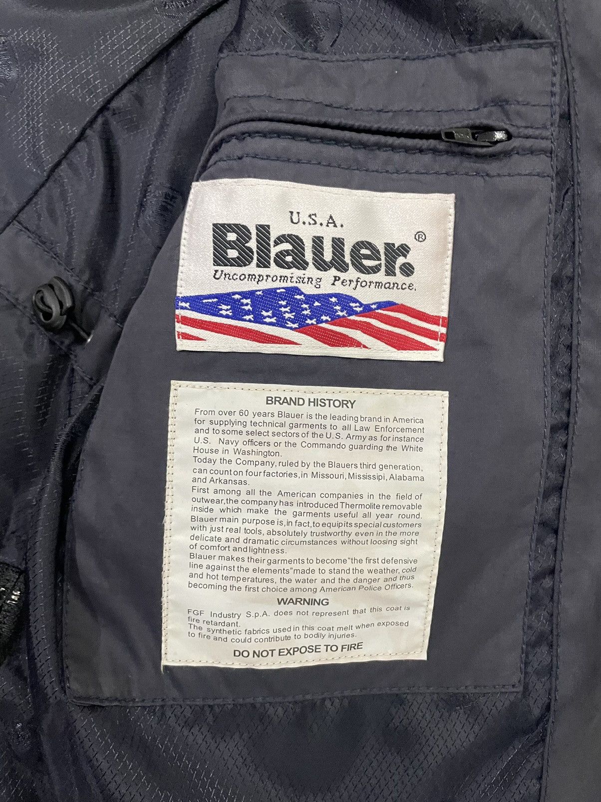 Other Blauer USA multi pockets military field jacket Size XL / US 12-14 / IT 48-50 - 10 Thumbnail