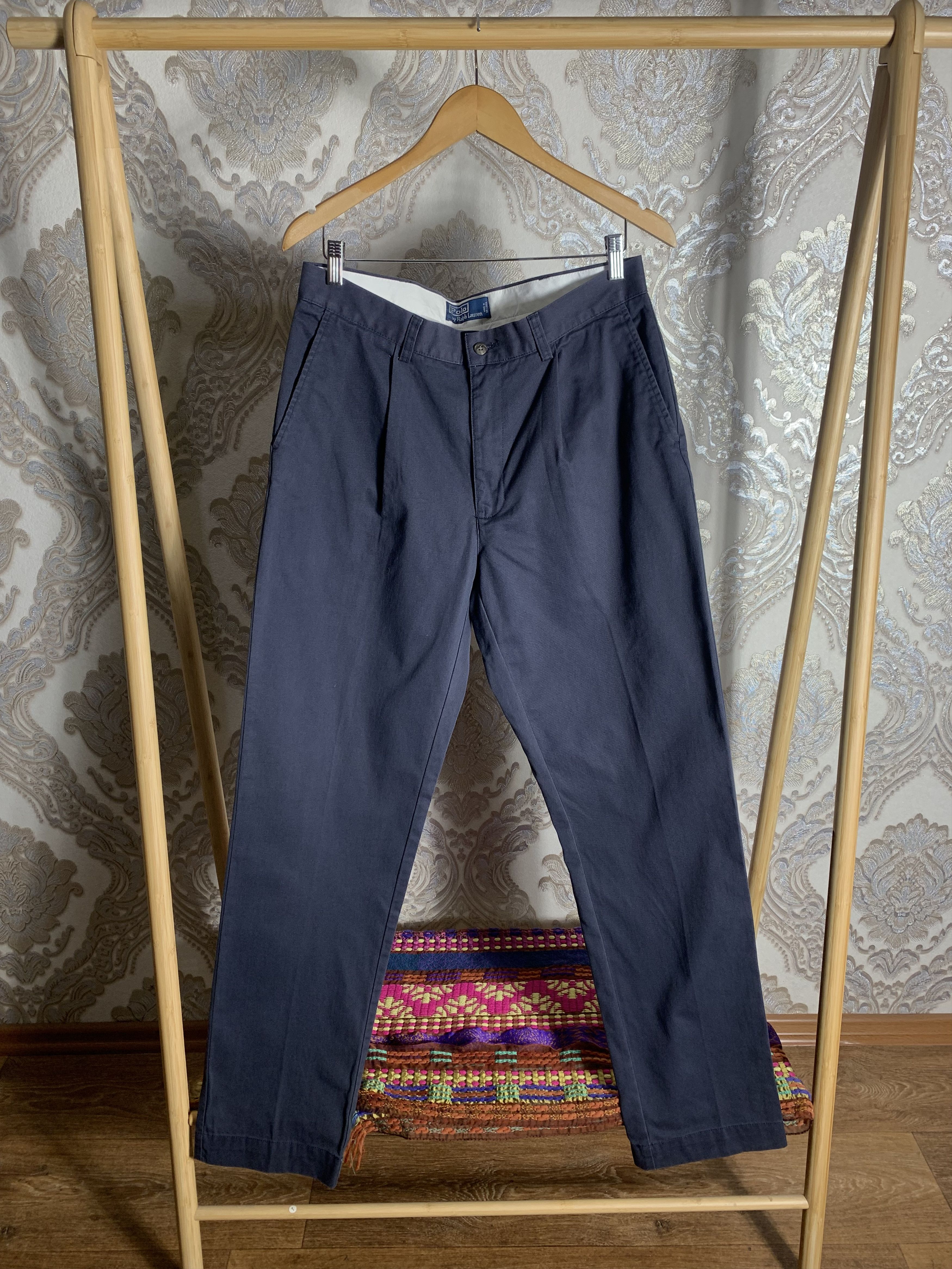 Polo Ralph Lauren VINTAGE POLO RALPH LAUREN RETRO DESIGNER CASUAL PANTS 90s Size US 34 / EU 50 - 1 Thumbnail