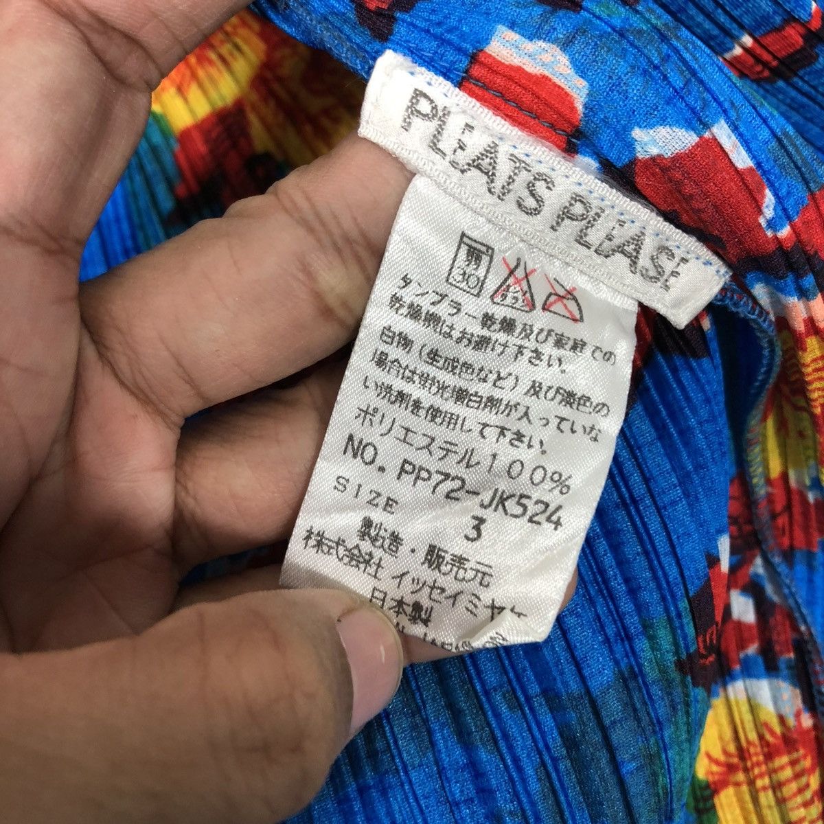 Issey Miyake 🔥VINTAGE PLEATS PLEASE ISSEY MIYAKE BUTTON UPS FLORAL DESIGN Size M / US 6-8 / IT 42-44 - 17 Thumbnail