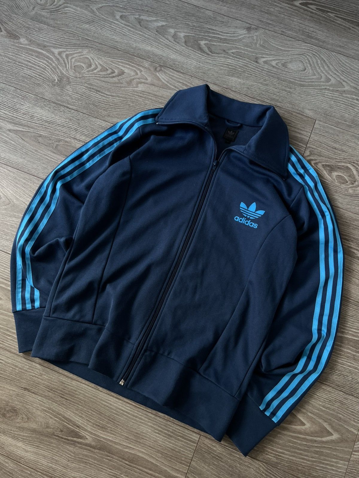 Adidas Vintage Adidas 2004 Football Blockcore Olympic Zip Jacket Size US L / EU 52-54 / 3 - 6 Thumbnail