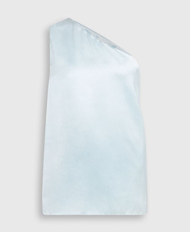 Asymmetric Top in Blue, Women's (Size Xs)