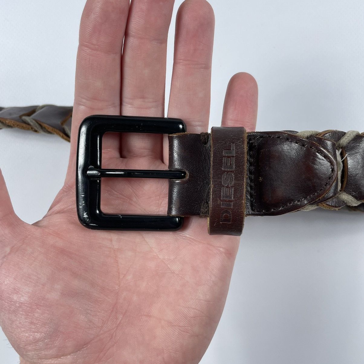 Diesel Diesel Vintage Leather Belt Size ONE SIZE - 5 Thumbnail