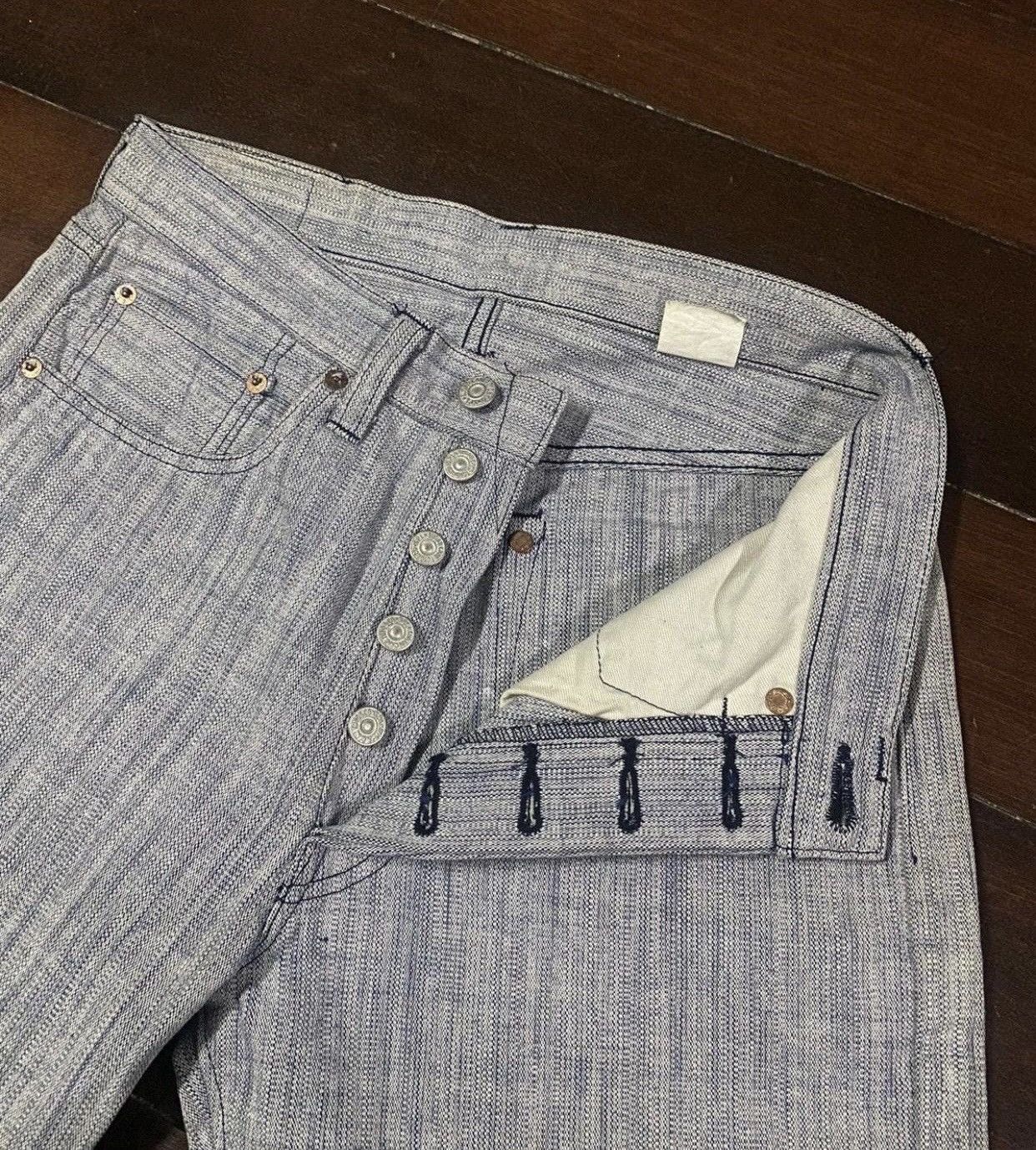 Sugar Cane Vintage Sugar Cane lot 286 wide leg non selvedge nice Size US 30 / EU 46 - 6 Thumbnail