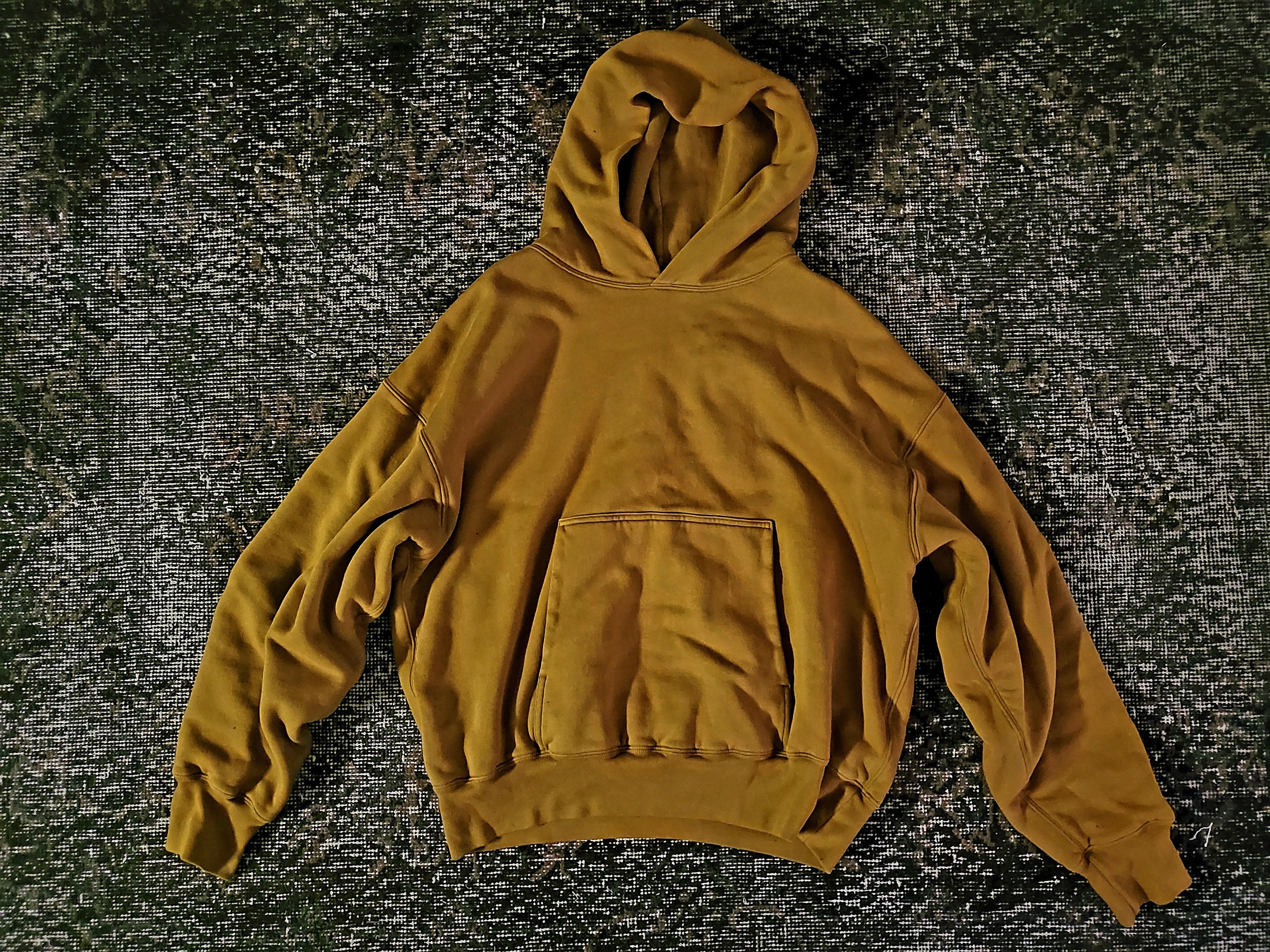 Image of Yeezy Gap Perfect Hoodie Light Brown, Men's (Size XL)