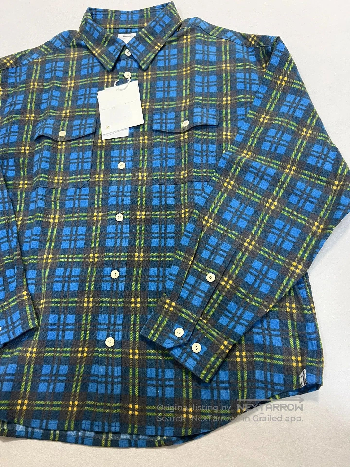 Visvim VISVIM 23SS PIONEER KHADI CHECK L/S. Size US L / EU 52-54 / 3 - 5 Thumbnail