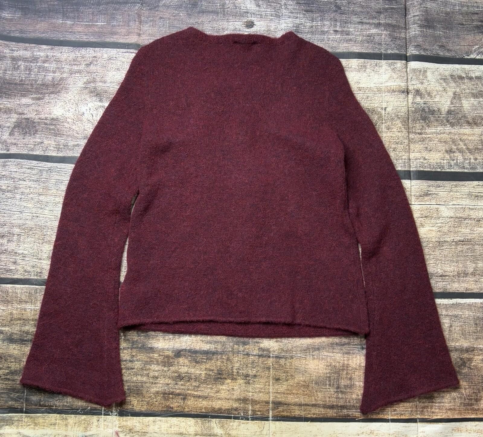 Other L'Agence Sweater Womens Small Tie Wool Alpaca Kimono Sleeve Size S / US 4 / IT 40 - 3 Thumbnail