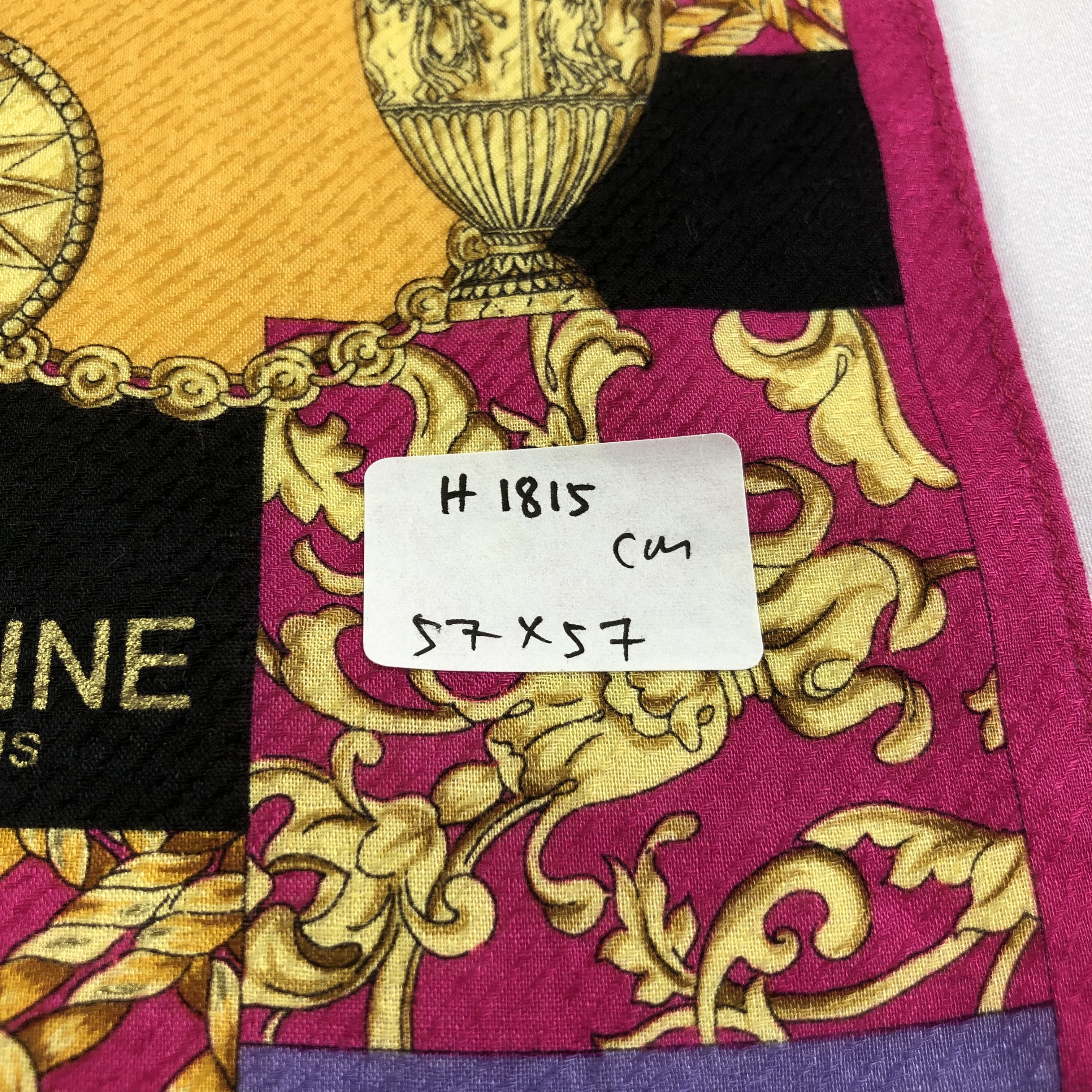 Celine Celine Baroque Handkerchief Neckerchief Bandana H1815 Size ONE SIZE - 5 Thumbnail