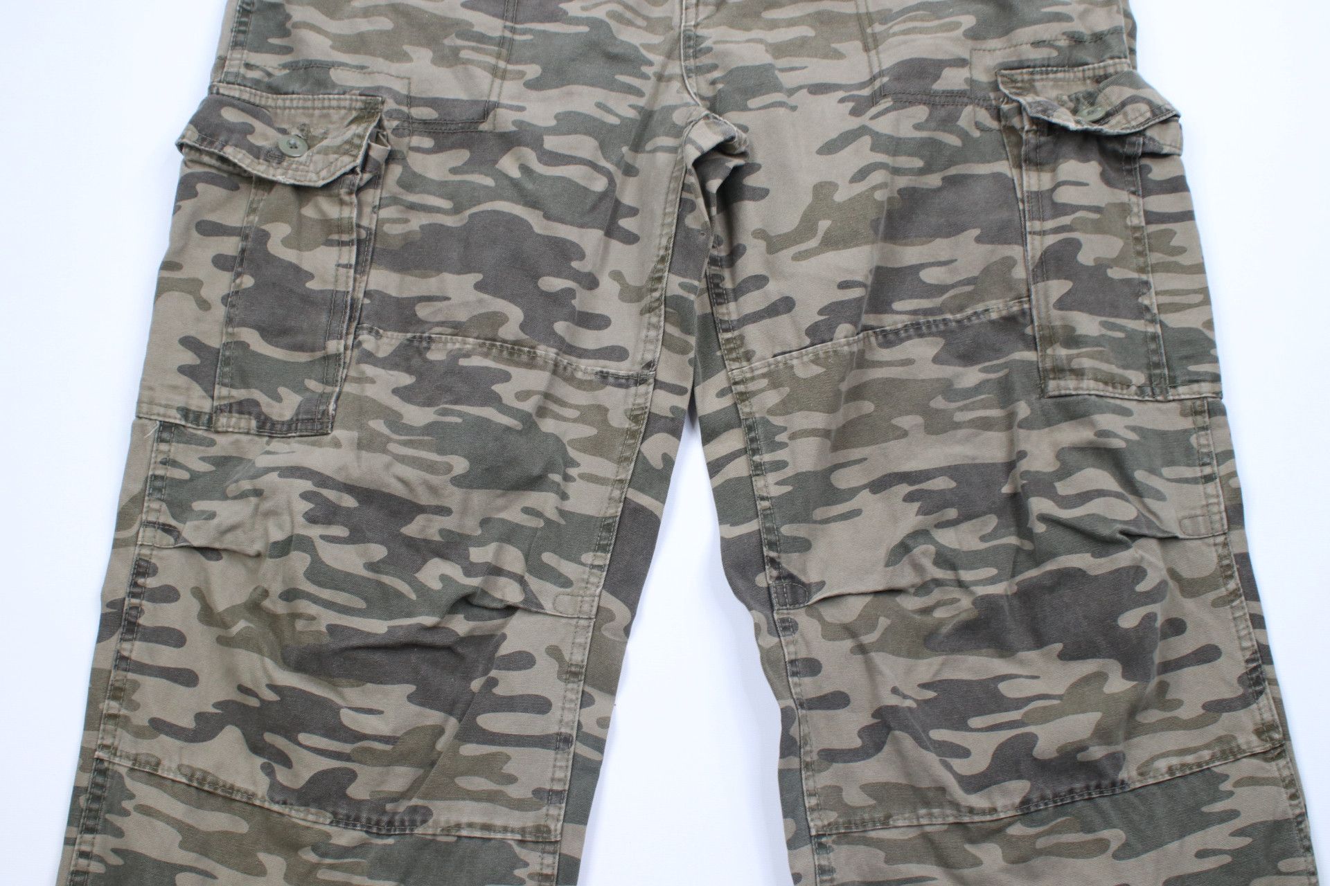 Vintage Vintage Streetwear Knee Wide Leg Cargo Pants Camouflage Size US 42 / EU 58 - 3 Thumbnail