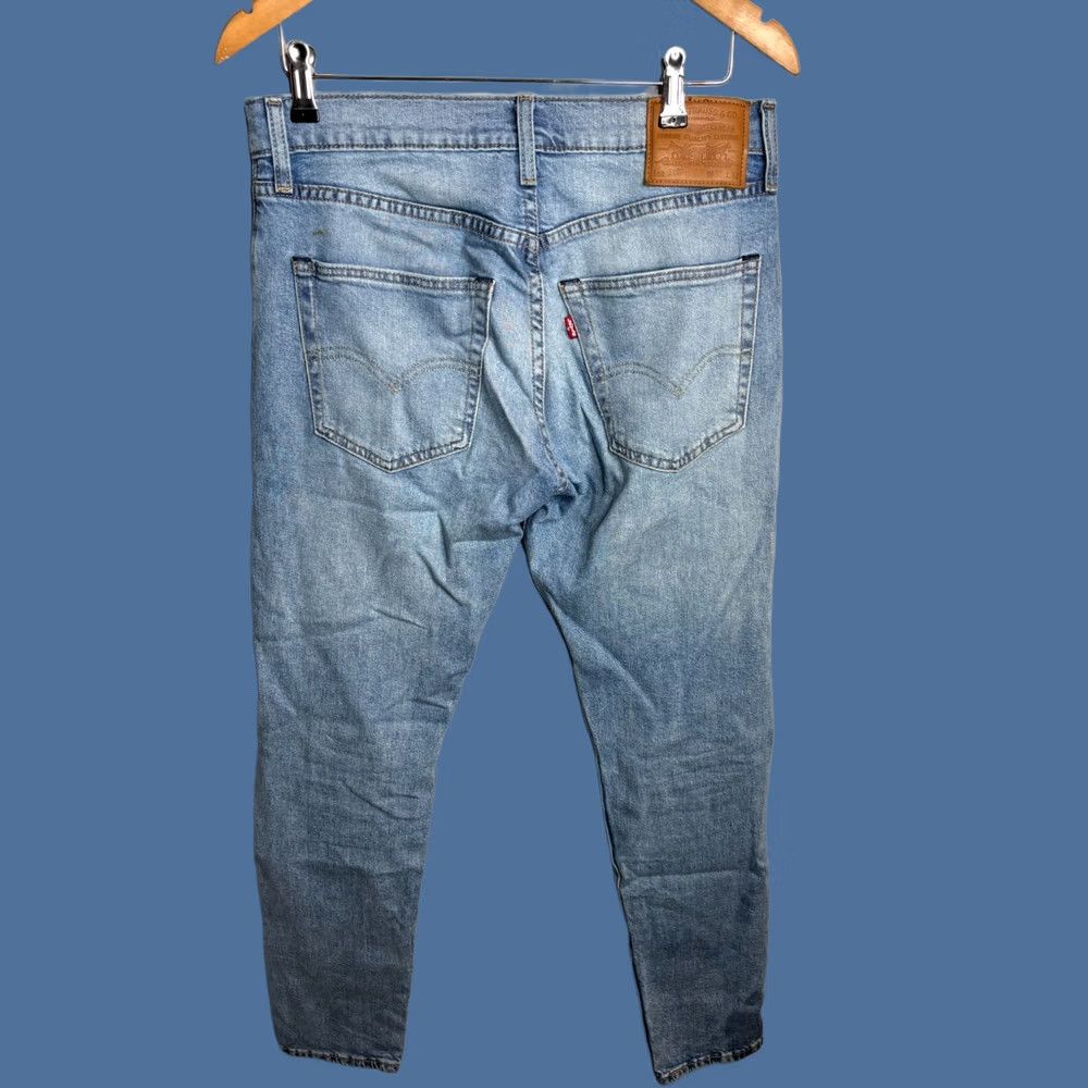 Levi's Levi’s Jeans Lot 512 Premium Mens Size 31 Light Wash Blue Big E Leather Tag 5482 Size US 31 - 1 Thumbnail