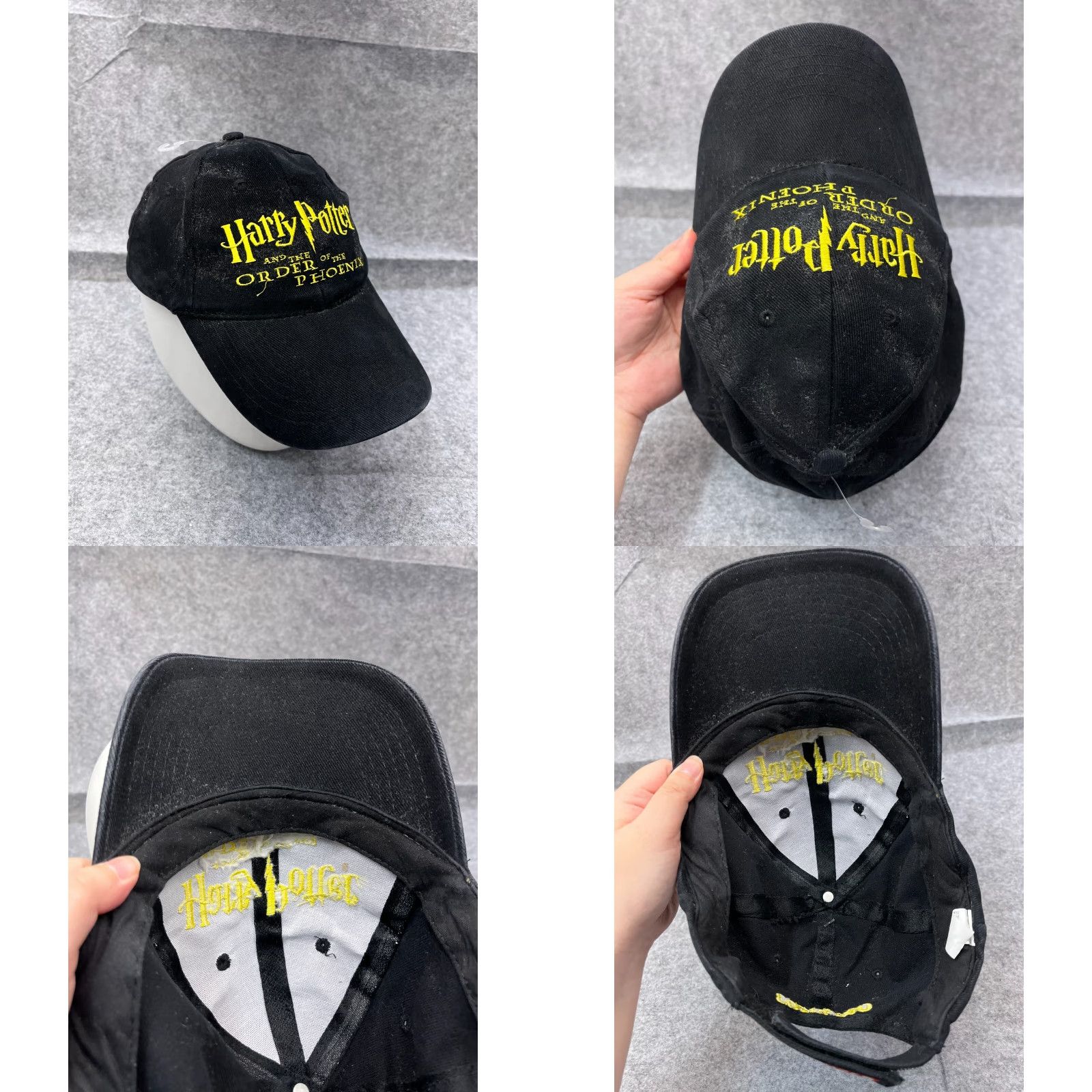 Vintage Scholastic Hat Cap Baseball Adjustable One Size Black Unisex Adults Harry Potter Order Of The Phoenix Movie Book Theme Mens Womens Size ONE SIZE - 8 Thumbnail