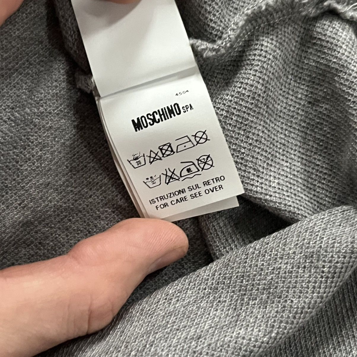 Moschino Moschino Milano Men’s Gray Polo Shirt Size M Italy Designer Size US M / EU 48-50 / 2 - 8 Thumbnail