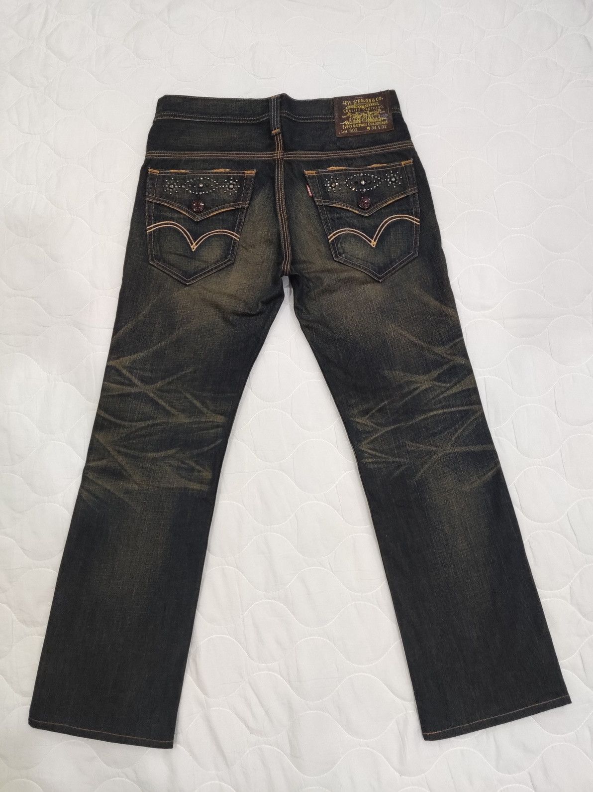 Levi's × Vintage Levi's Wideleg Jeans Women Vintage Size 34" / US 12 / IT 48 - 8 Thumbnail