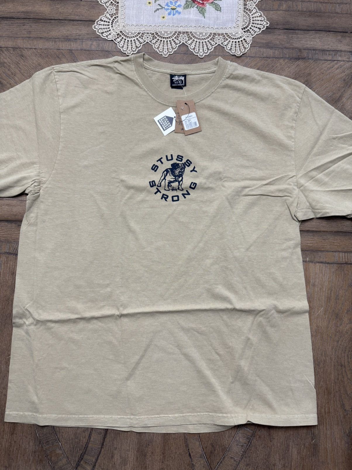 Stussy Strong Mac Dog pigment dyed t-shirt 