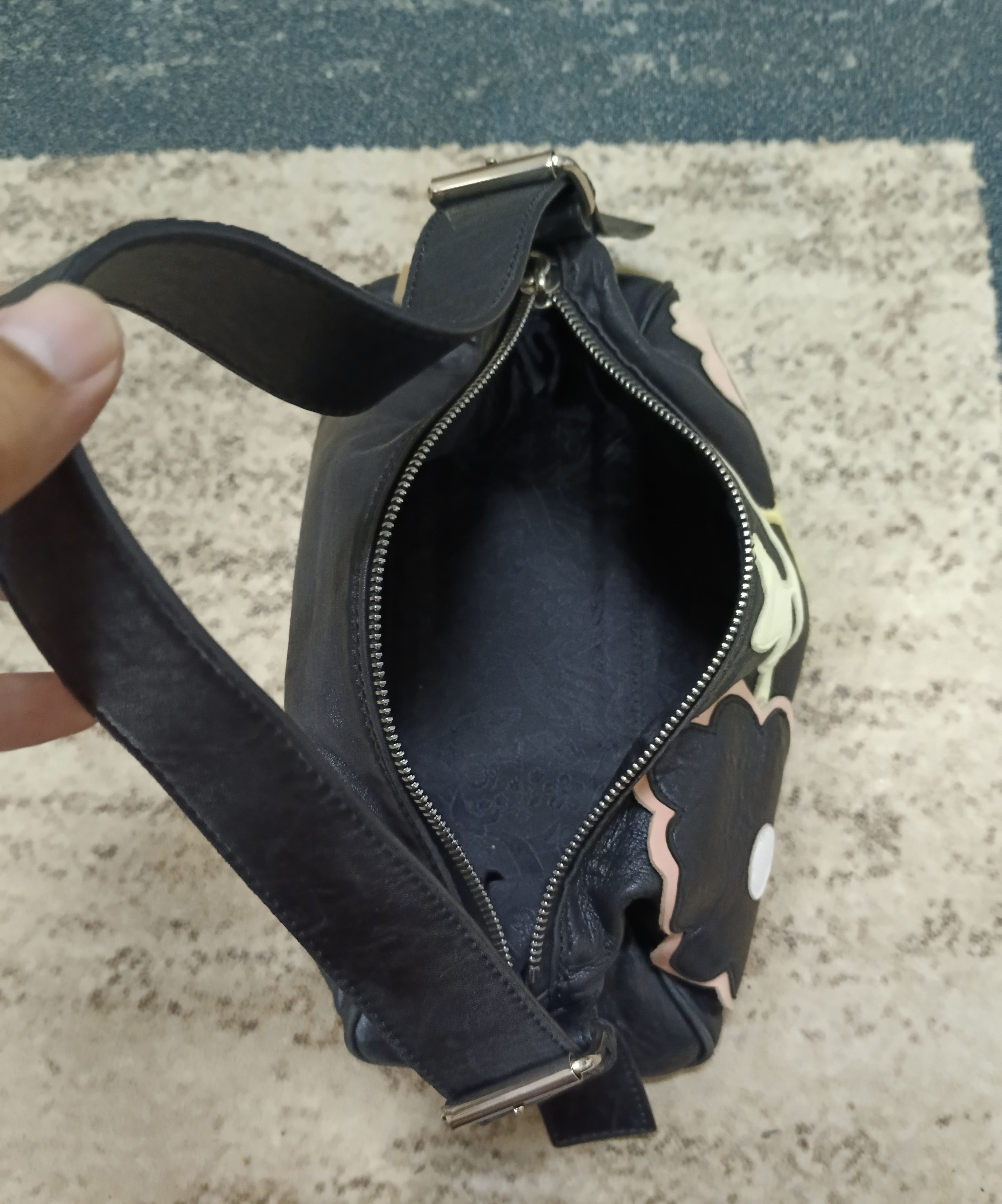 OG?GRAIL JOHN GALLIANO VINTAGE LEATHER SHOULDER