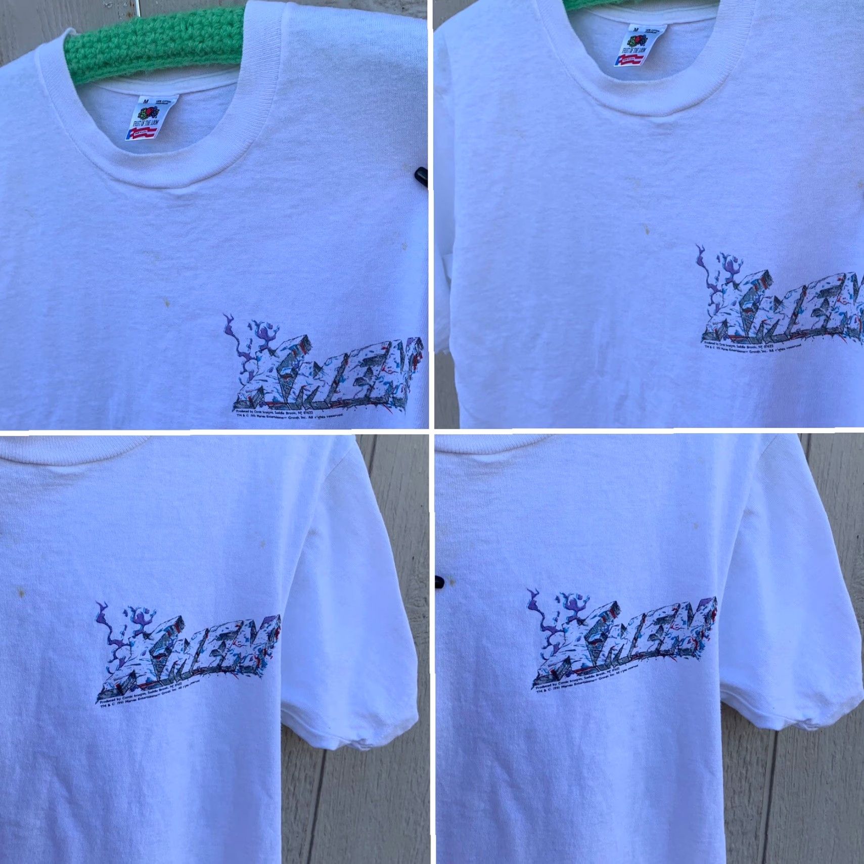 Vintage VINTAGE X-Men 1991 Marvel Comic Images t Shirt Magneto Wolverine 90s XMen Size M Mens White Graphic Tee Short Sleeve Cotton 100% Size US M / EU 48-50 / 2 - 5 Thumbnail