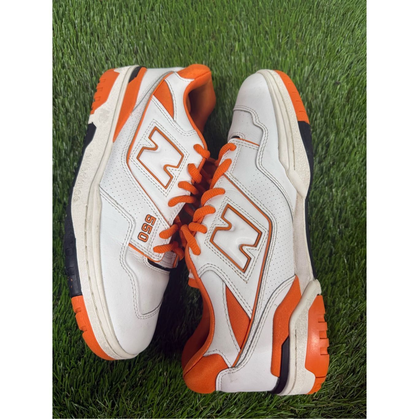 New Balance Size 10 - New Balance 550 Syracuse (Varsity) Orange White BB Size US 10 / EU 43 - 6 Thumbnail