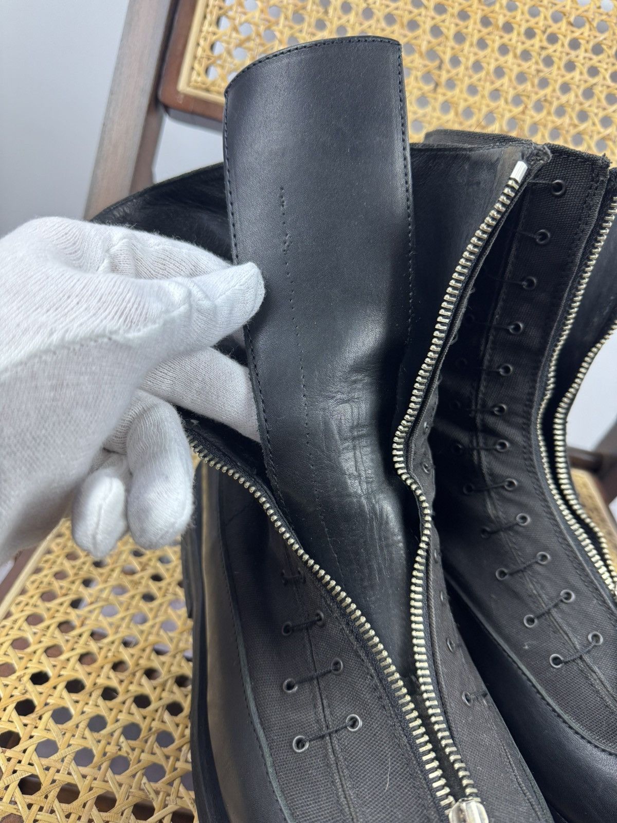 Dirk Bikkembergs × Vintage Dirk Bikkembergs Boots vintage SS00 very rare💀💀💀 Size US 10 / EU 43 - 10 Thumbnail