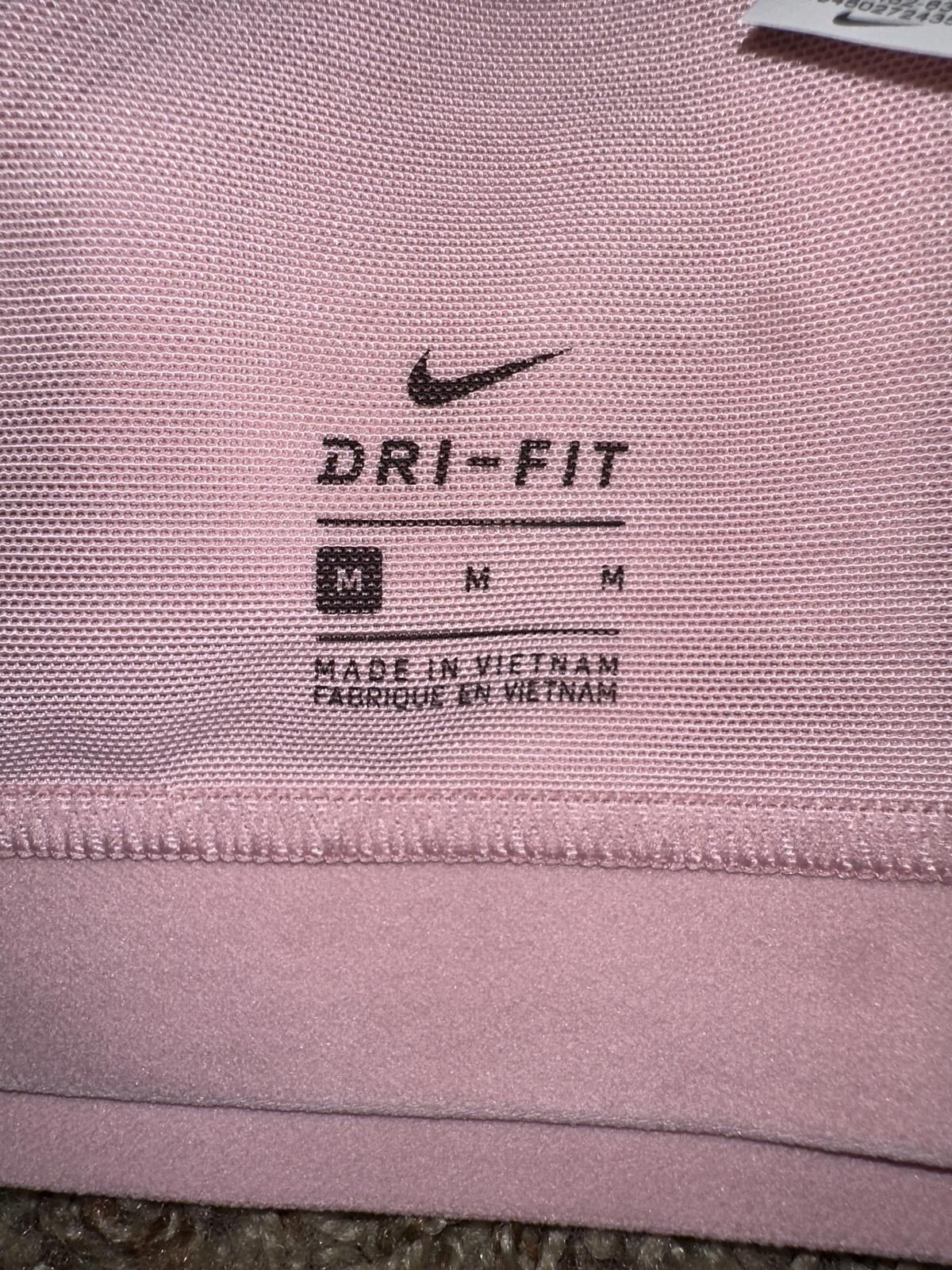 Nike Nike Women's Indy Black/White LS Padded U-Neck Sports Bra Size ONE SIZE - 4 Thumbnail