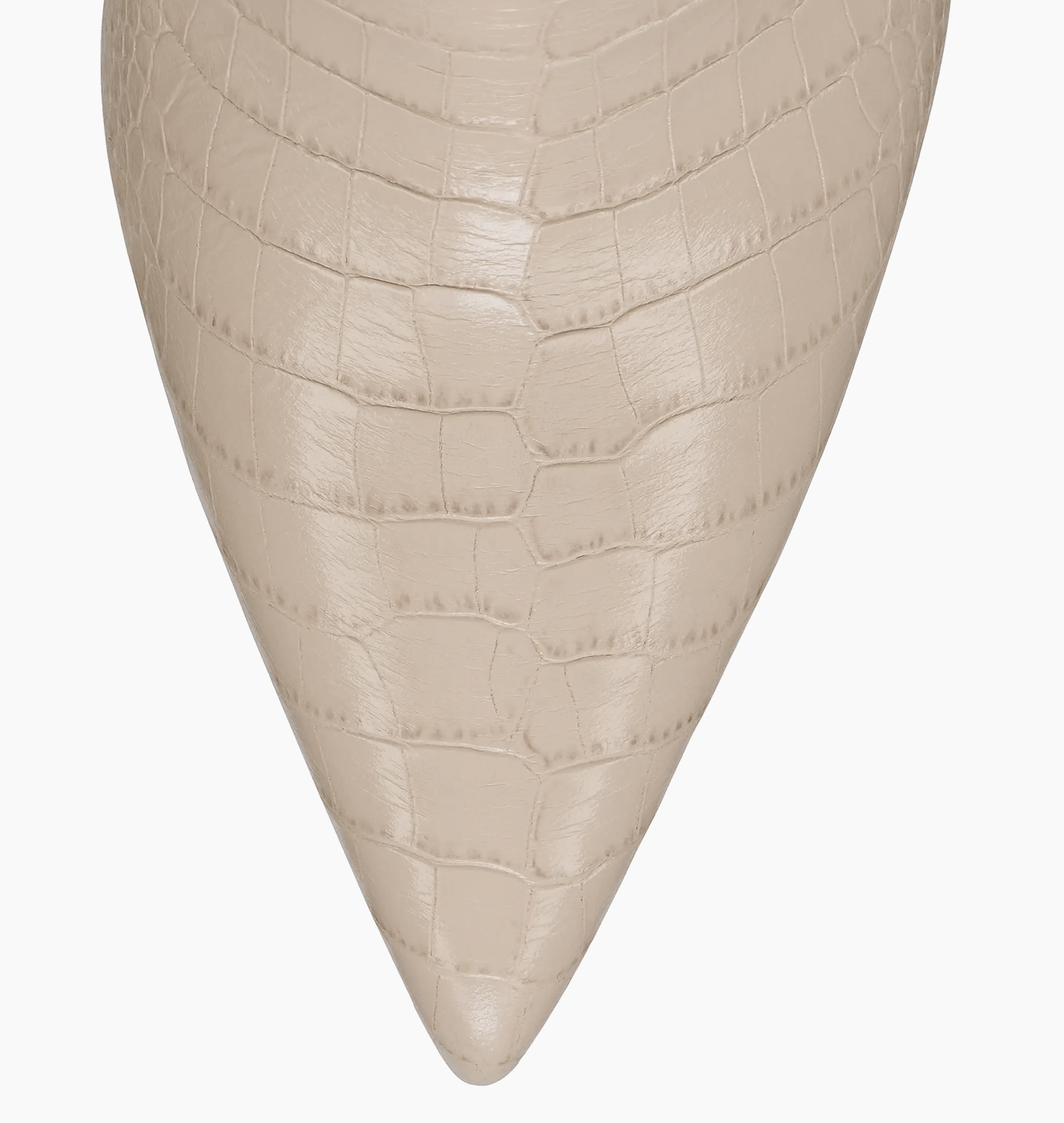 Christian Louboutin Santia Botta 85 Pearl Beige Western Knee High Heel Boot 38 Size US 8 / IT 38 - 9 Thumbnail