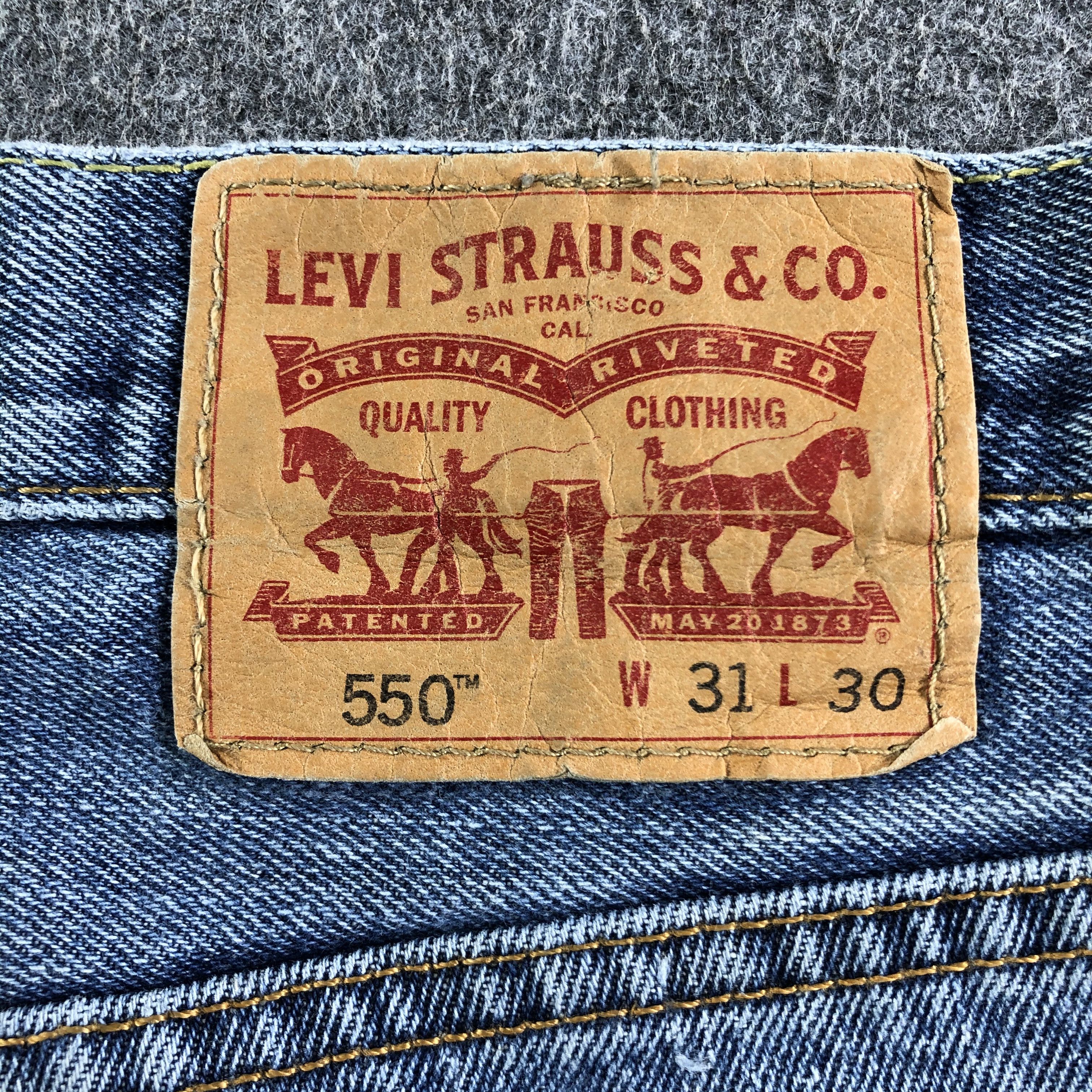 Levi's Vintage Blue Wash Levis 550 Jeans-J3127 Size US 32 / EU 48 - 5 Thumbnail
