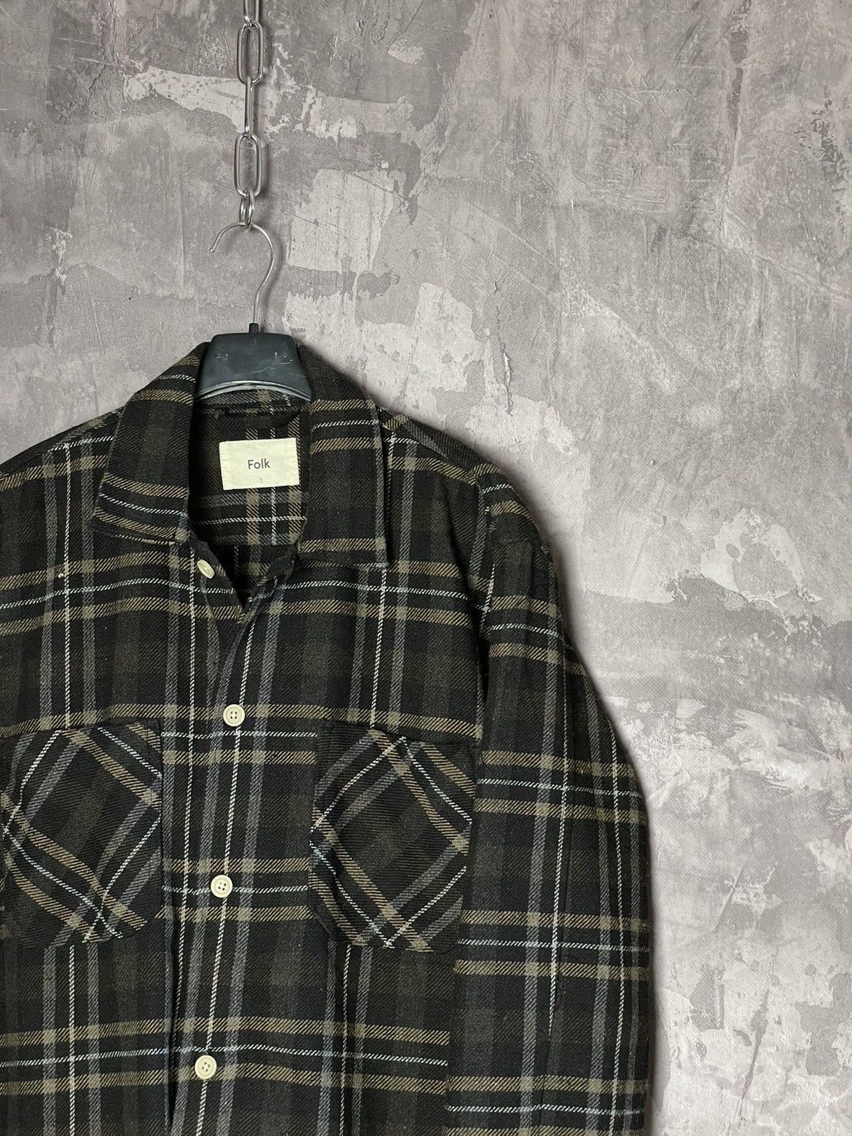 Folk Vintage Folk Flannel Checked Pocket Shirt Plaid Size US L / EU 52-54 / 3 - 3 Thumbnail