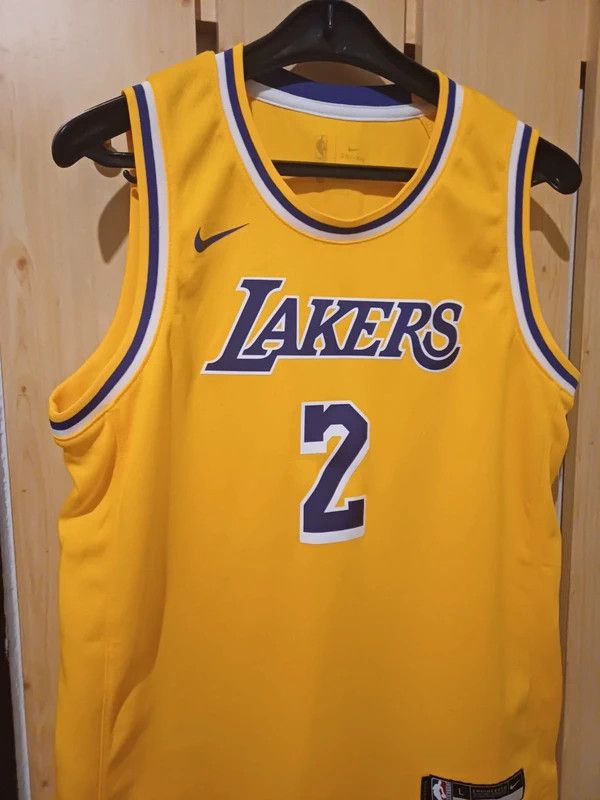 Nike Nike Los Angeles Lakers Lonzo Ball Nba Basketball Jersey Size US L / EU 52-54 / 3 - 3 Thumbnail