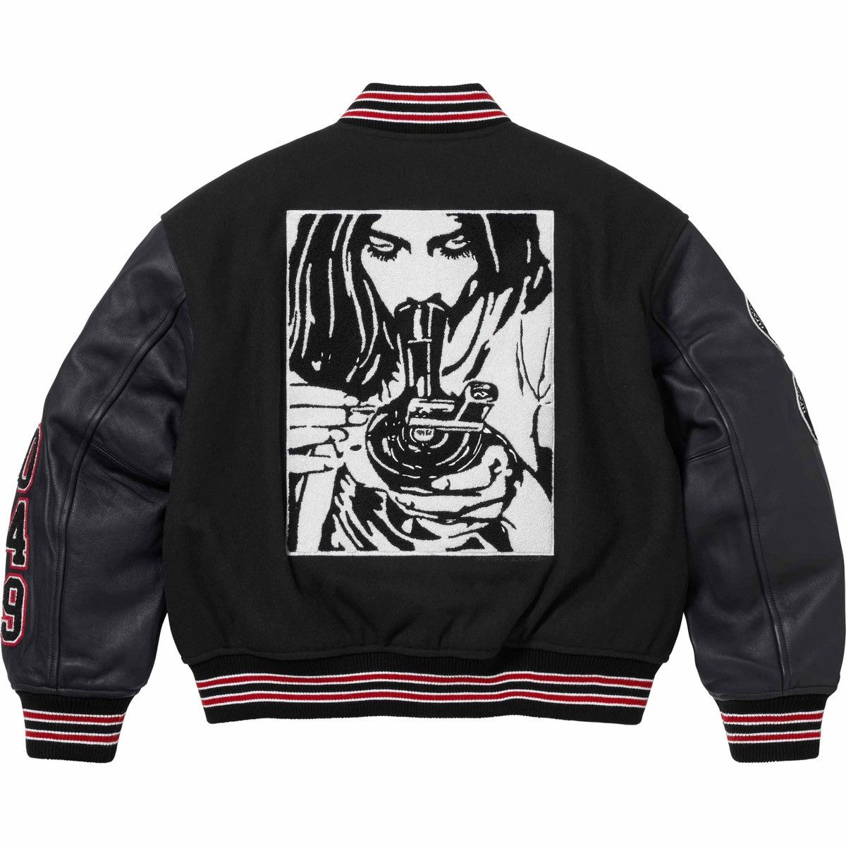 Hysteric Glamour × Supreme Supreme Hysteric Glamour Varsity Jacket Size US XXL / EU 58 / 5 - 4 Thumbnail