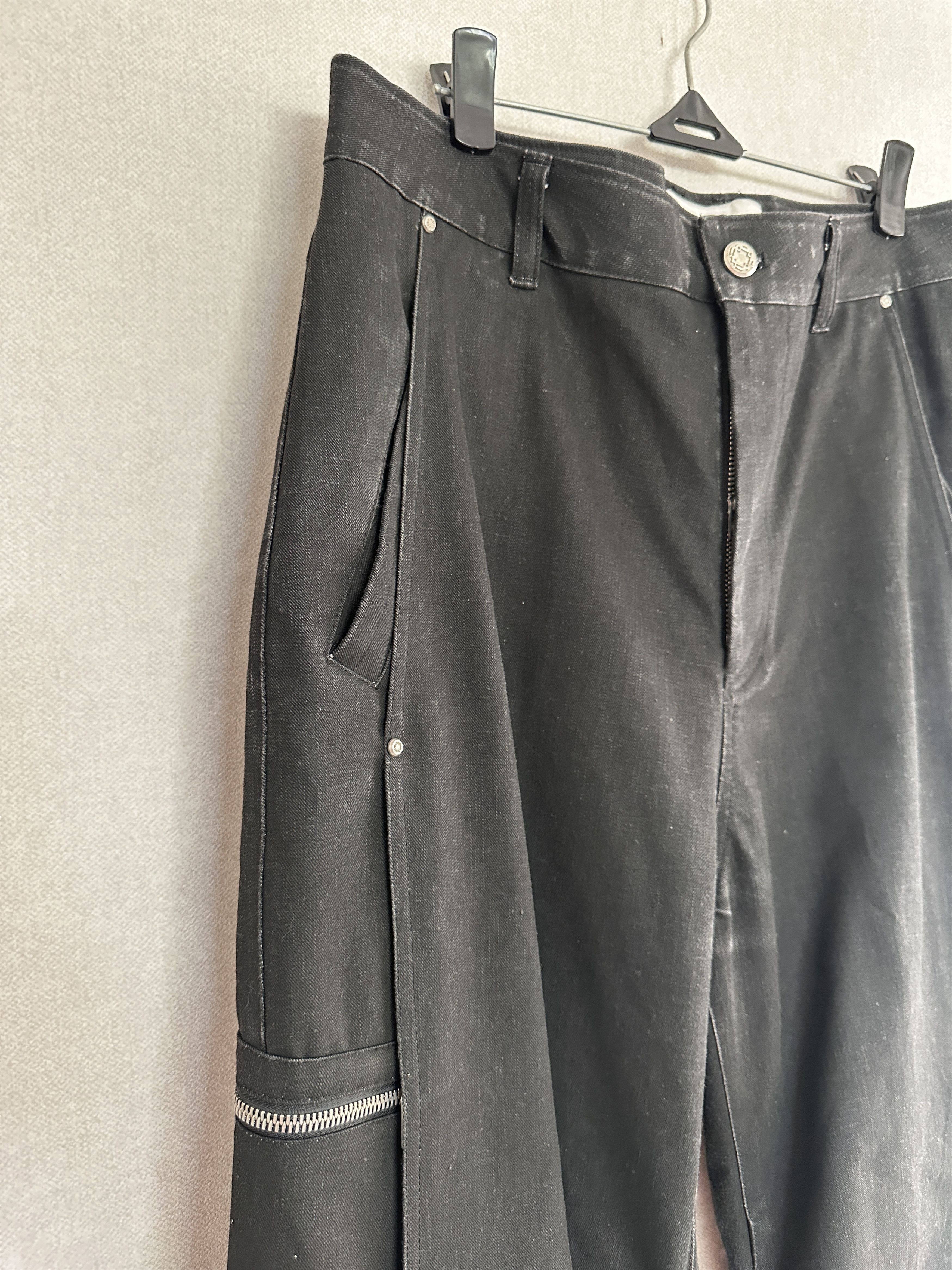 IISE IISE Black Snap Cargo Pants Size US 30 / EU 46 - 3 Thumbnail