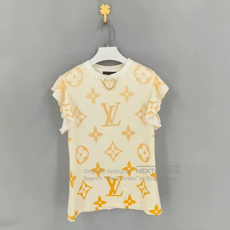 Louis Vuitton Louis Vuitton Gradient full print ruffle sleeve chain shor Size XL / US 12-14 / IT 48-50 - 1 Thumbnail