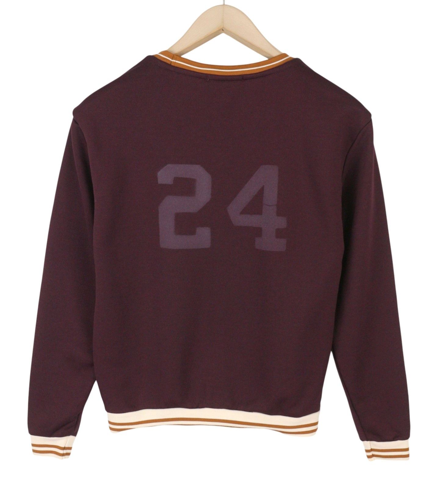 Scotch & Soda M Dark Purple Crew Neck Sweatshirt 89107 Size M / US 6-8 / IT 42-44 - 4 Thumbnail