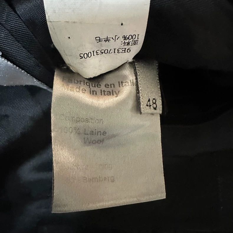 Dior Dior 09 SS flat neck silver-striped suit 2502-Nextarrow Size 48R - 8 Thumbnail