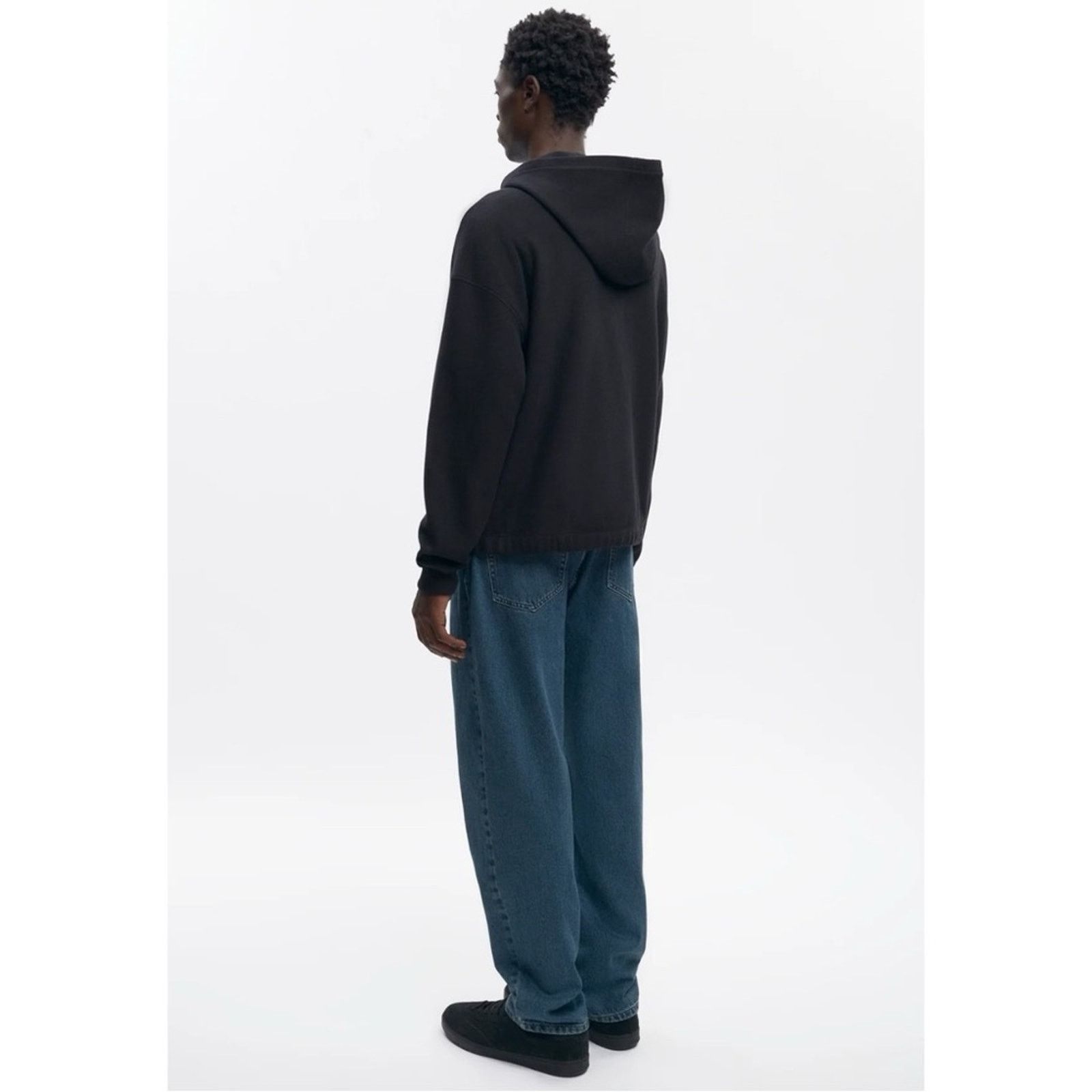 Kotn Gray Heavyweight Micro Rib Relaxed Fit Cotton Zip Up Hoodie Size US M / EU 48-50 / 2 - 10 Thumbnail